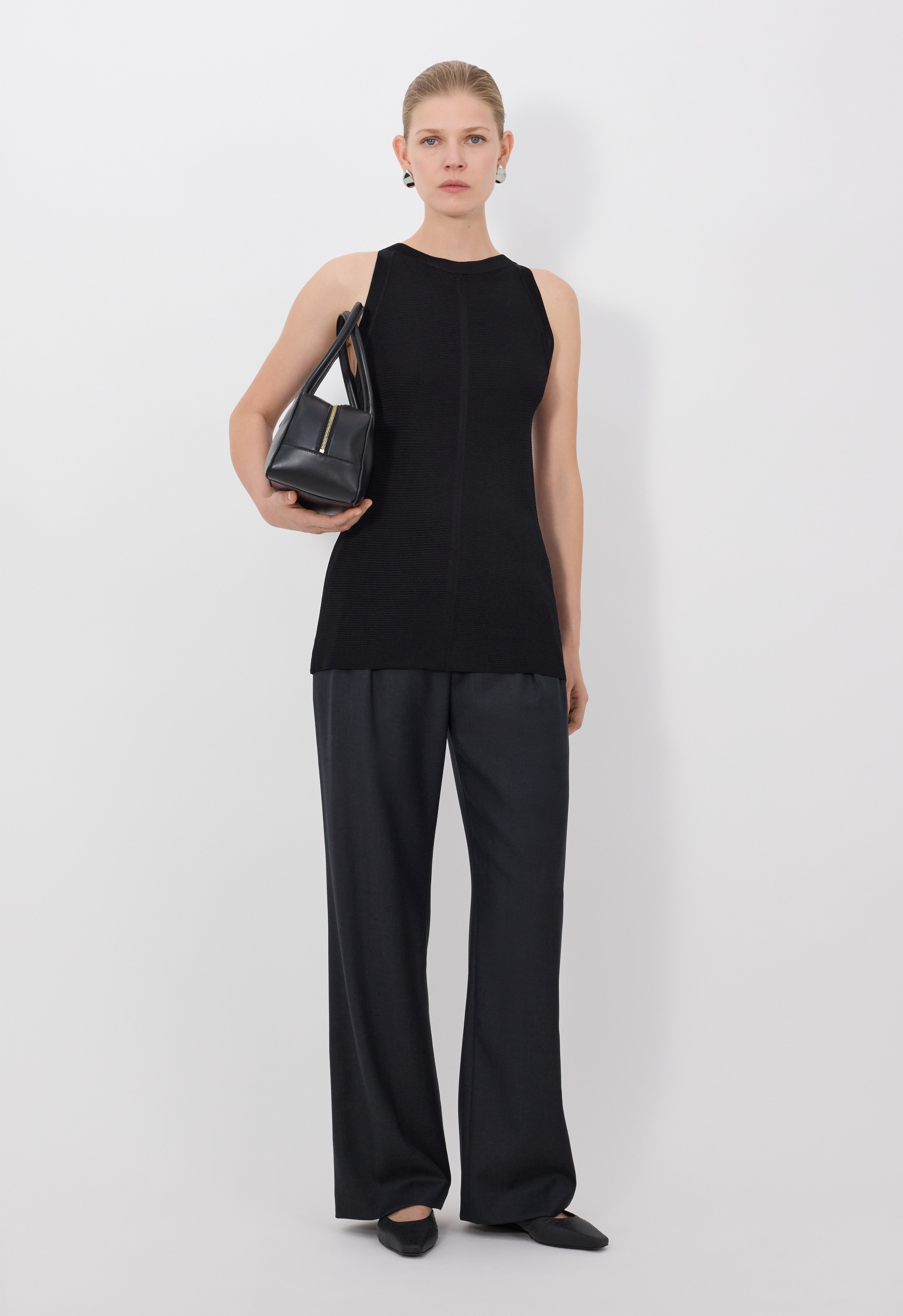 OHANA Haut en maille sans manches