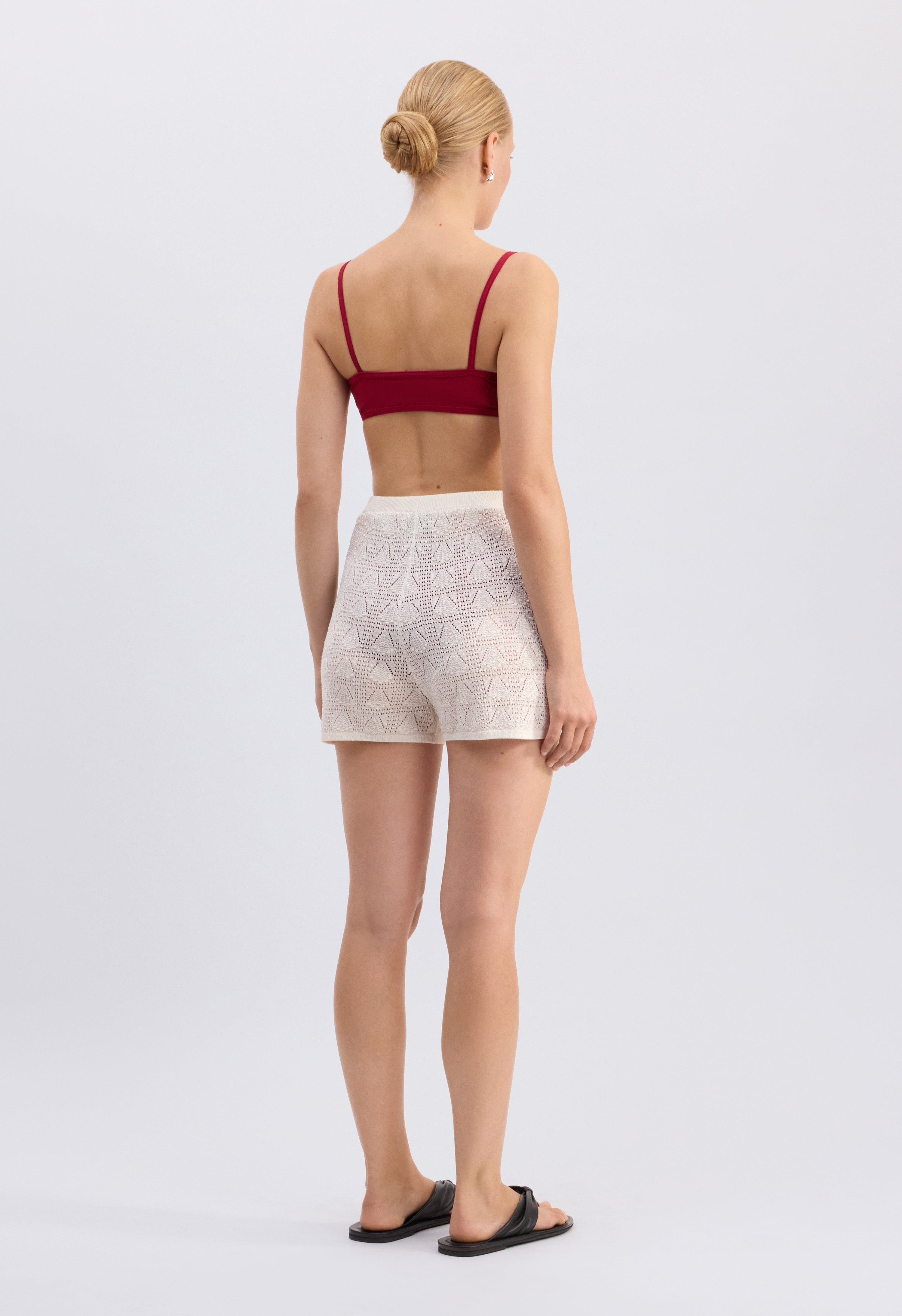 OLGA TOP Zipped bikini top