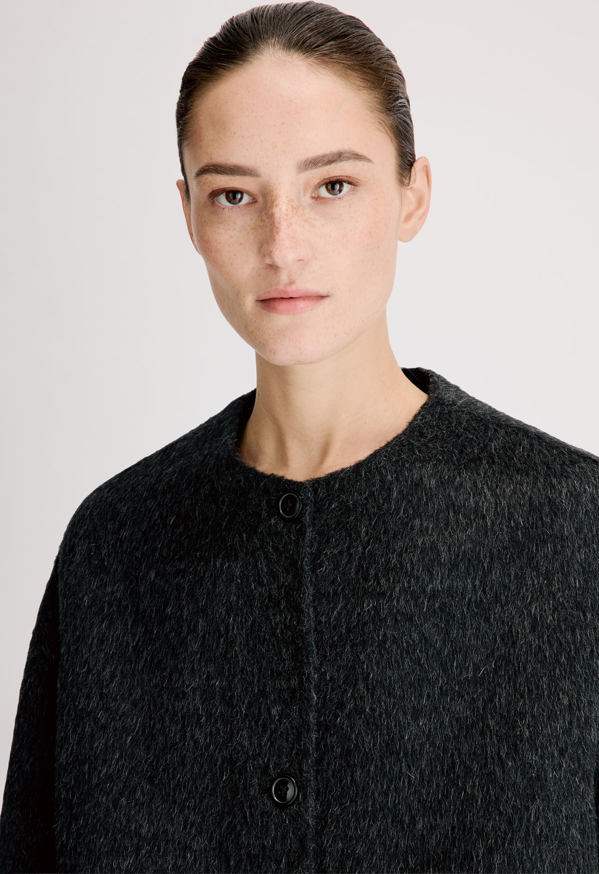 ORSON Oval-shaped midi coat