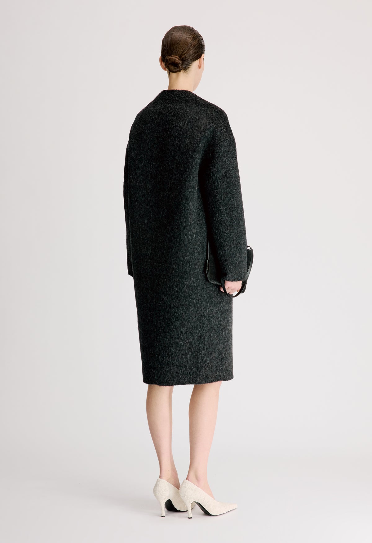 ORSON Oval-shaped midi coat