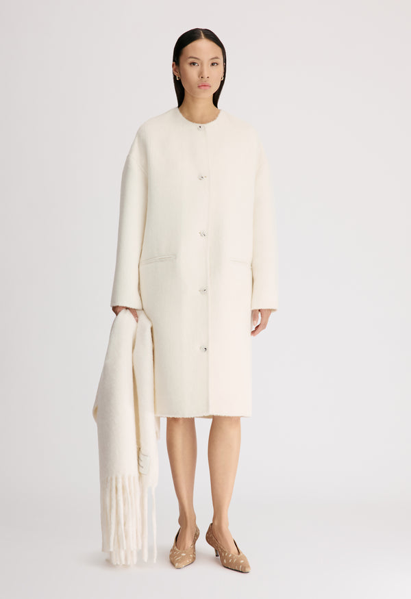 ORSON Oval-shaped midi coat