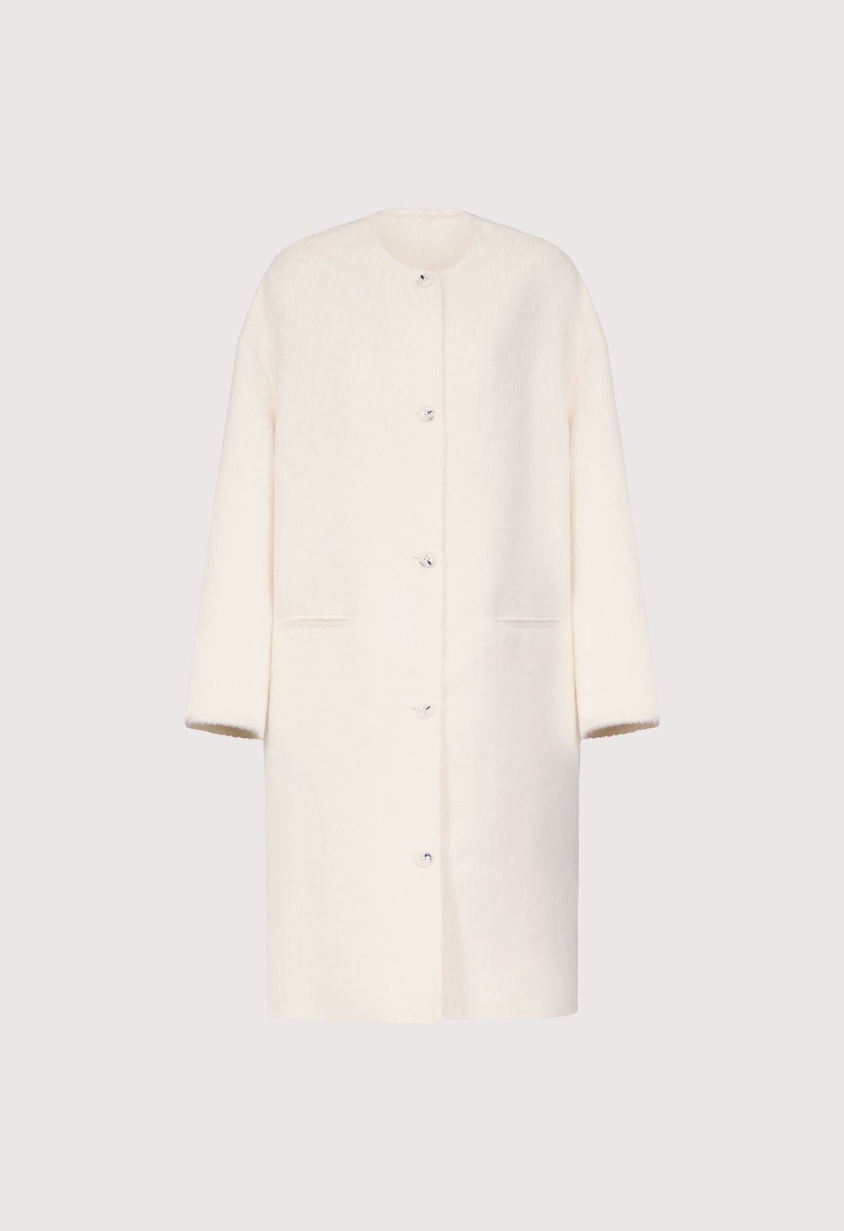 ORSON Oval-shaped midi coat