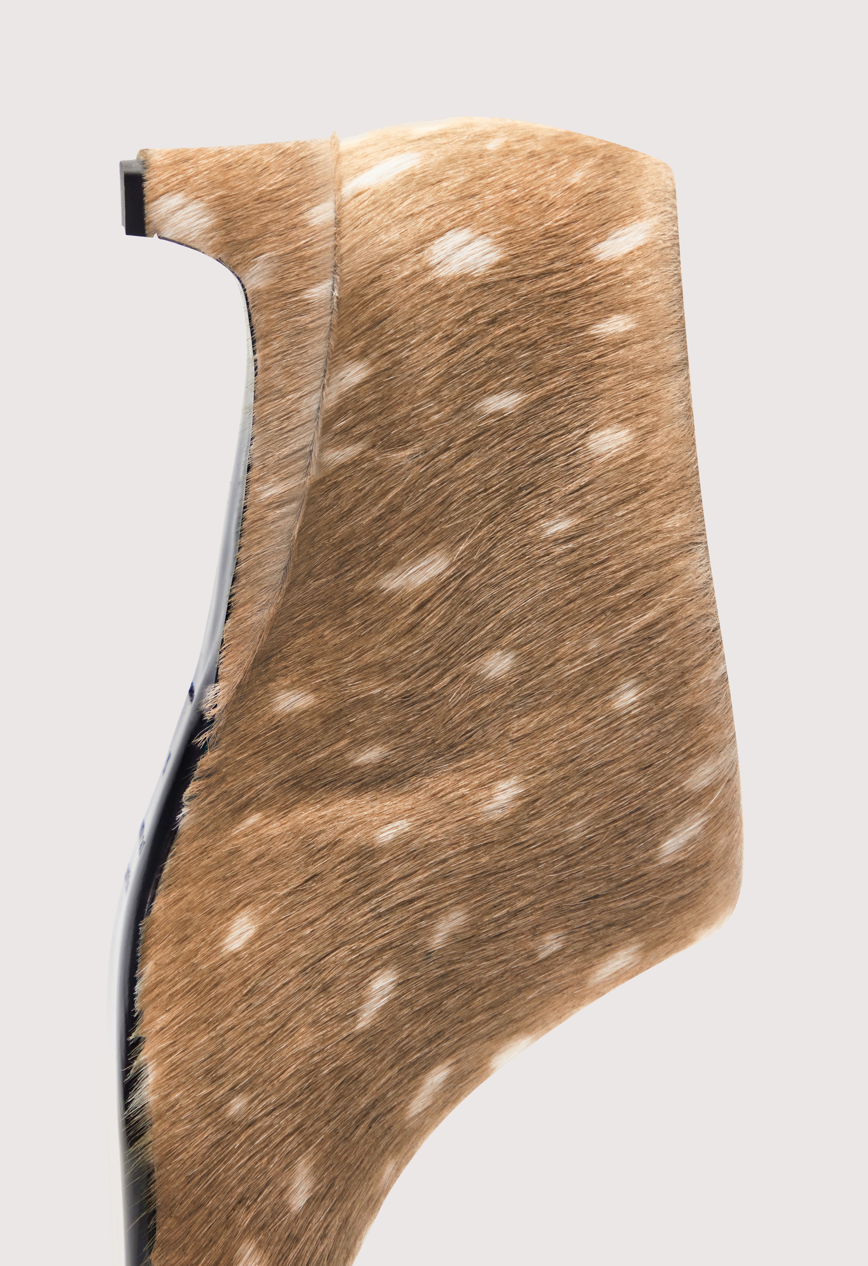 PENNY Deer print pony-effect ankle boots