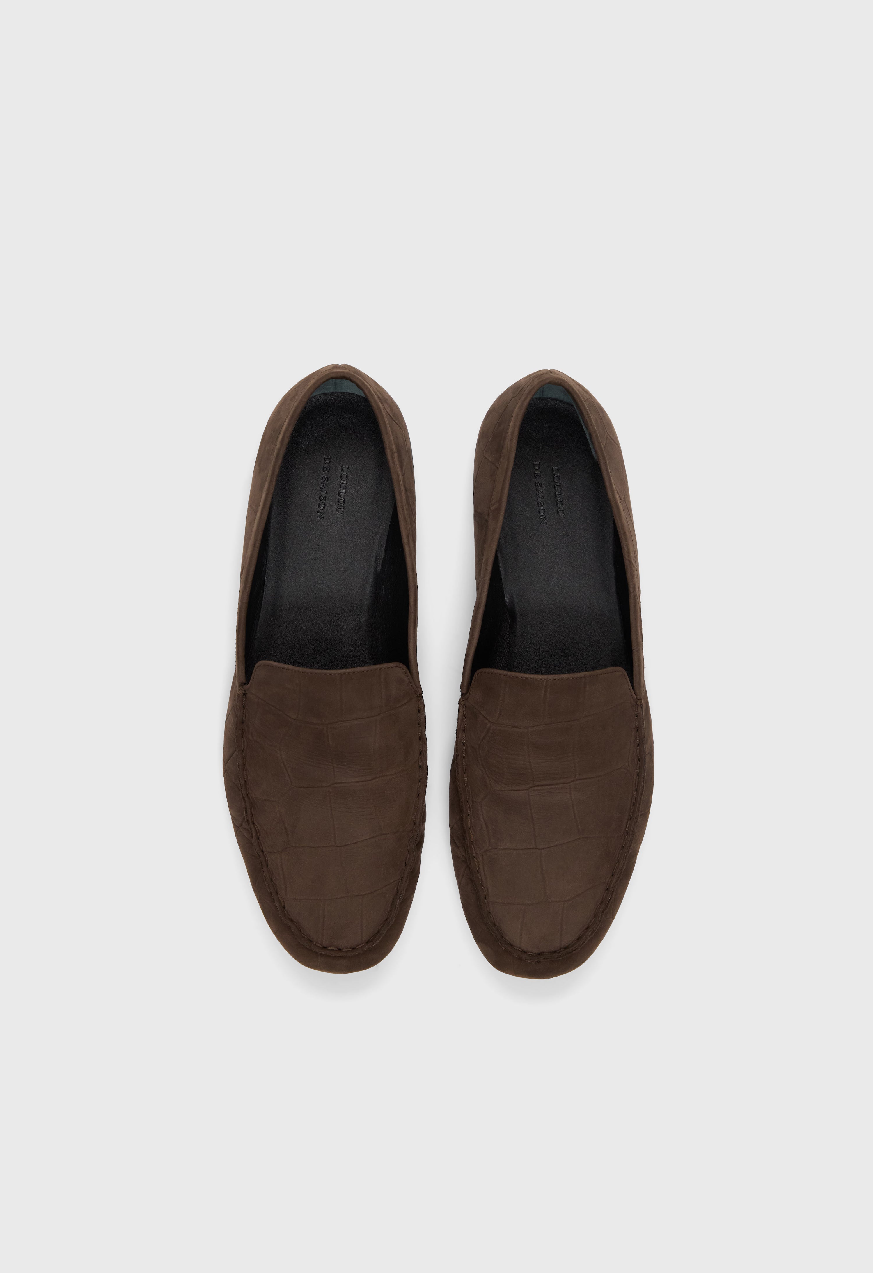 PESARO Soft suede loafers