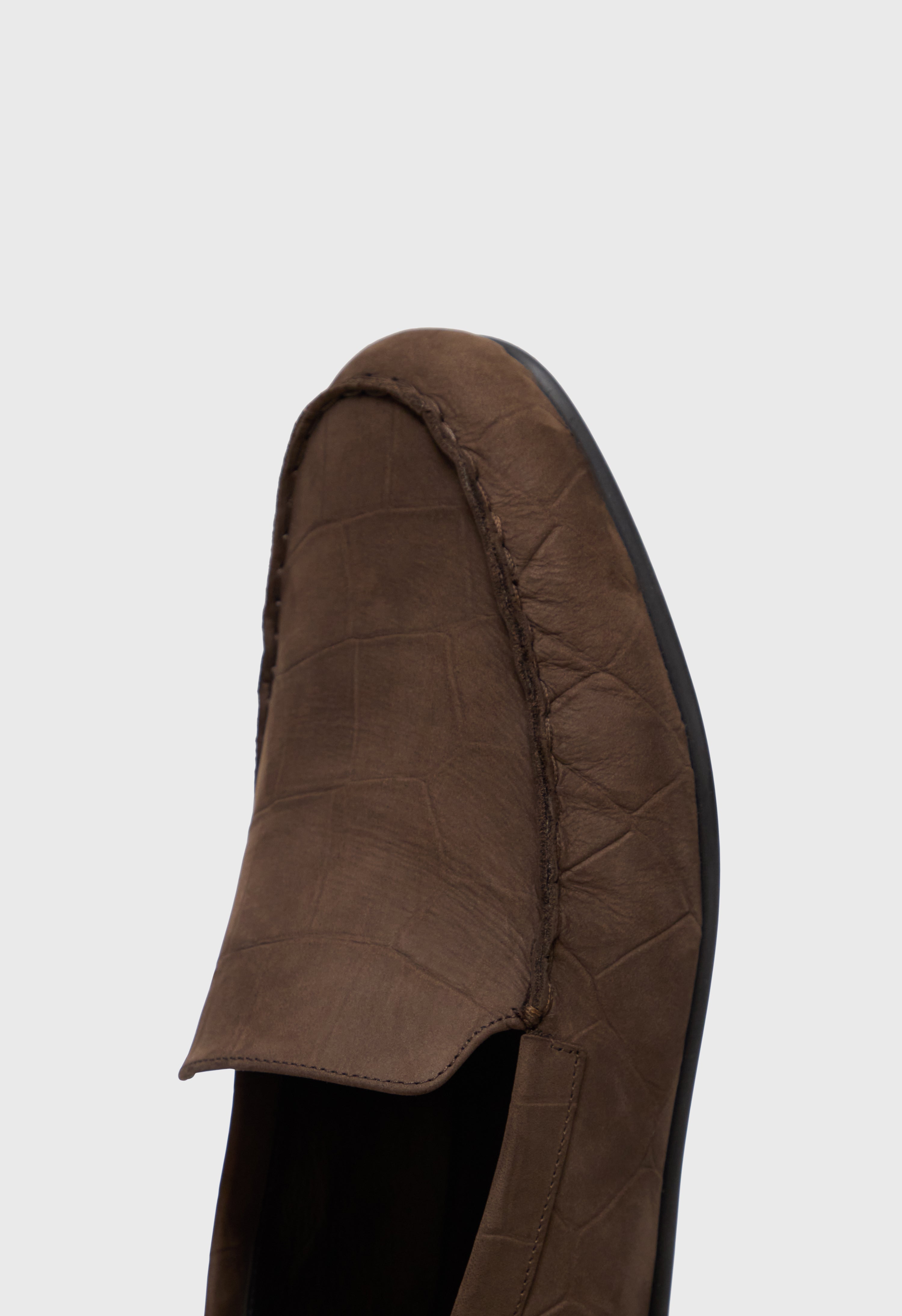 PESARO Soft suede loafers