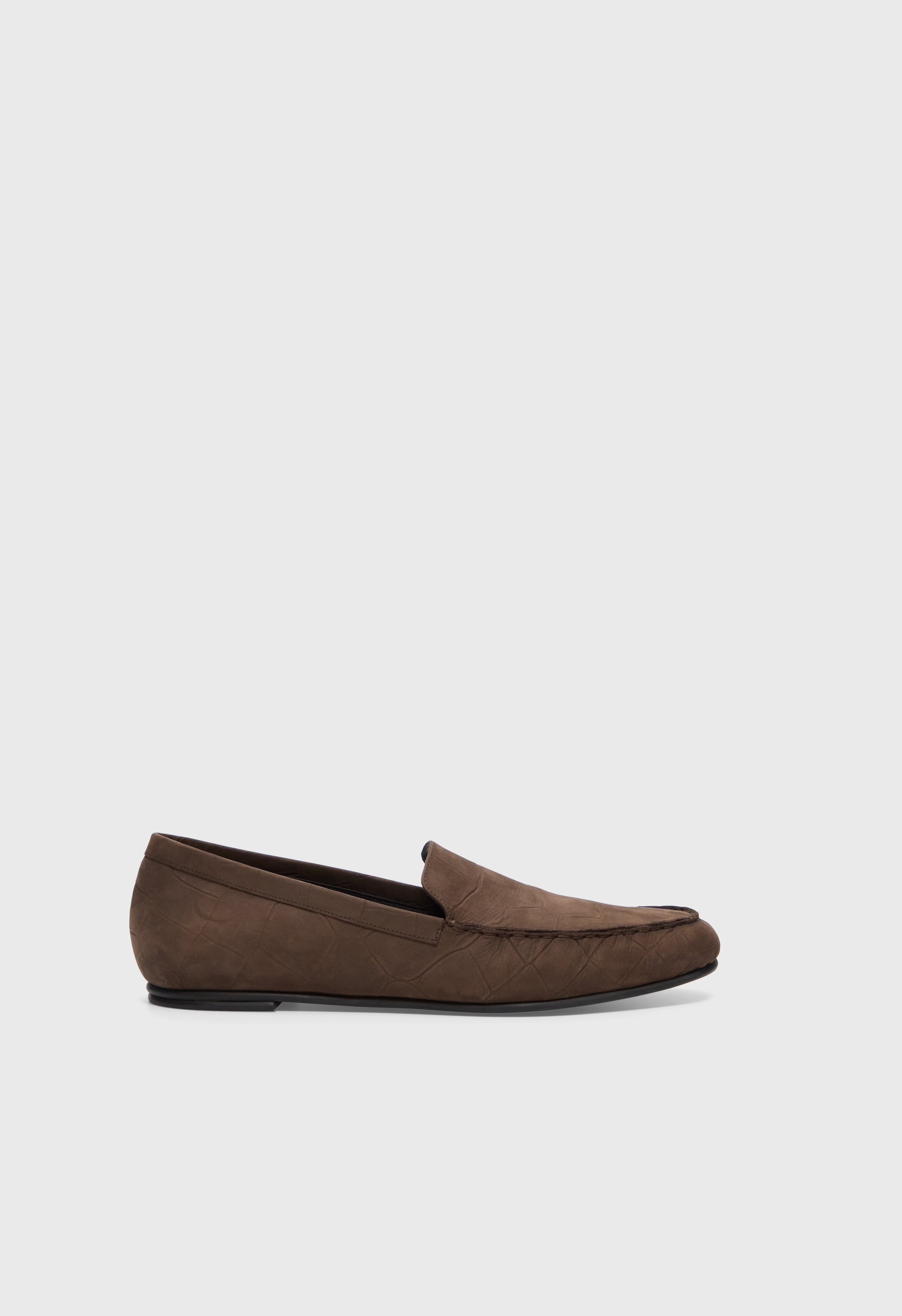 PESARO Soft suede loafers