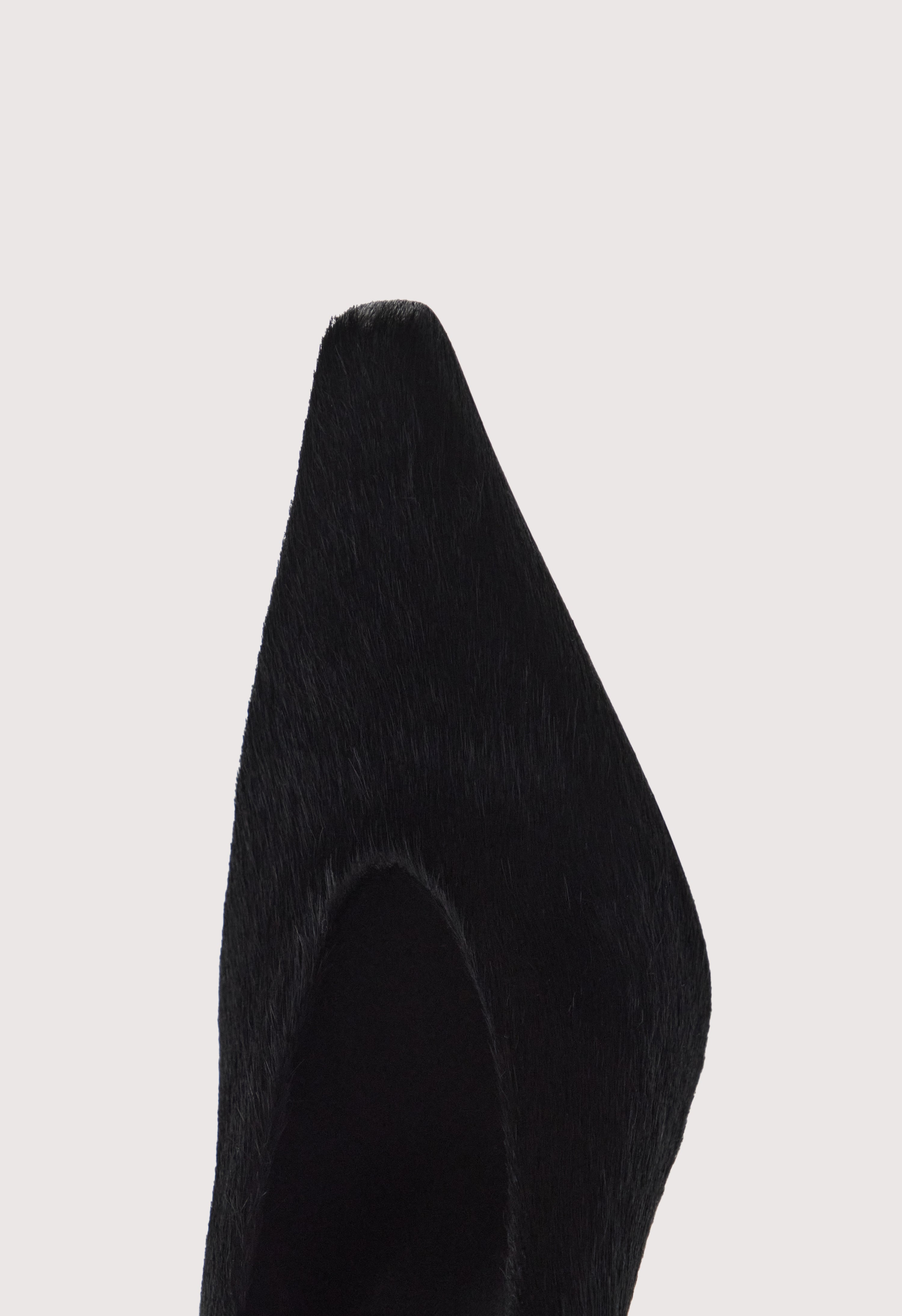 PIPPA Pony-effect leather pumps