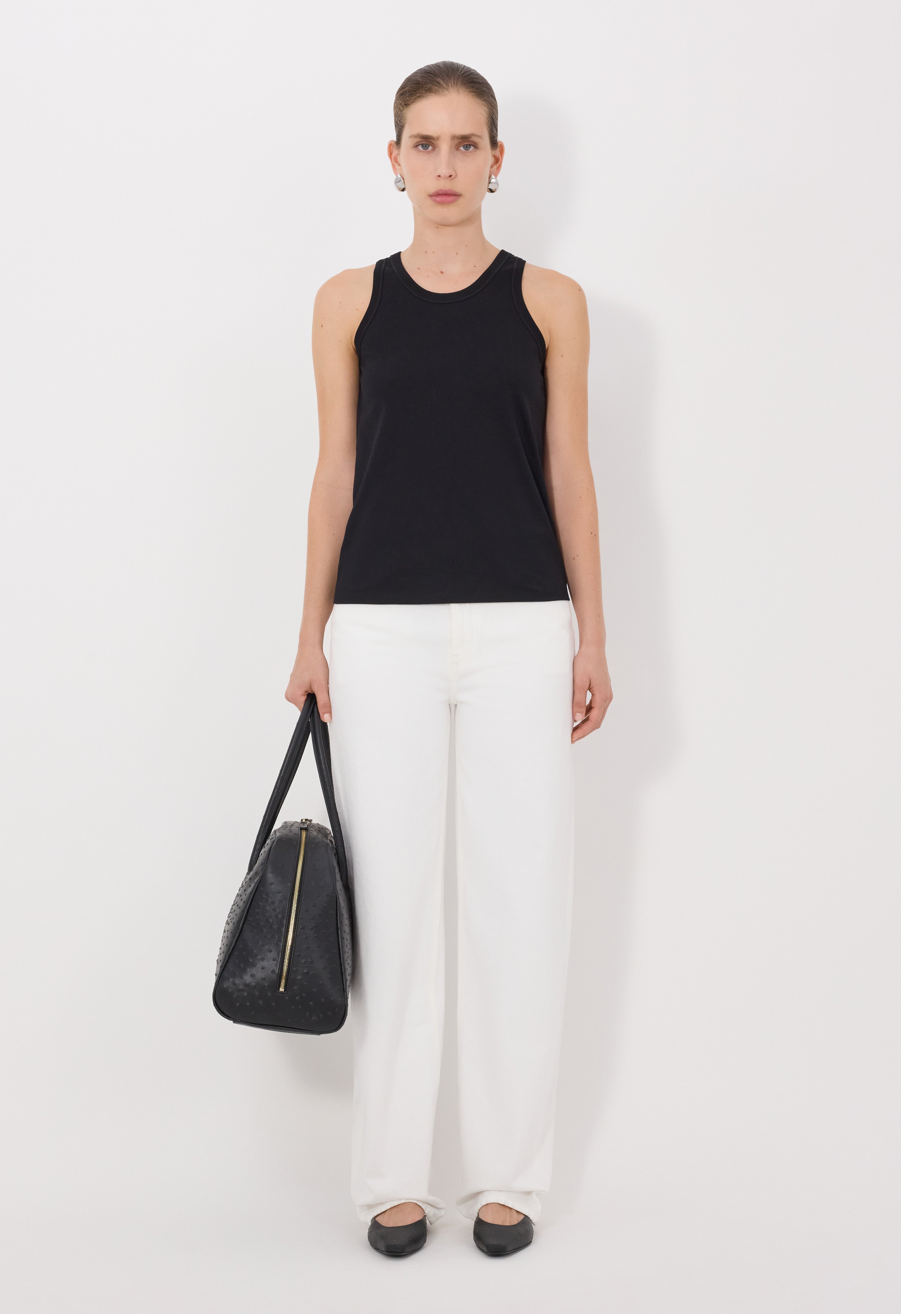 POSO LDS Supima cotton Tank top