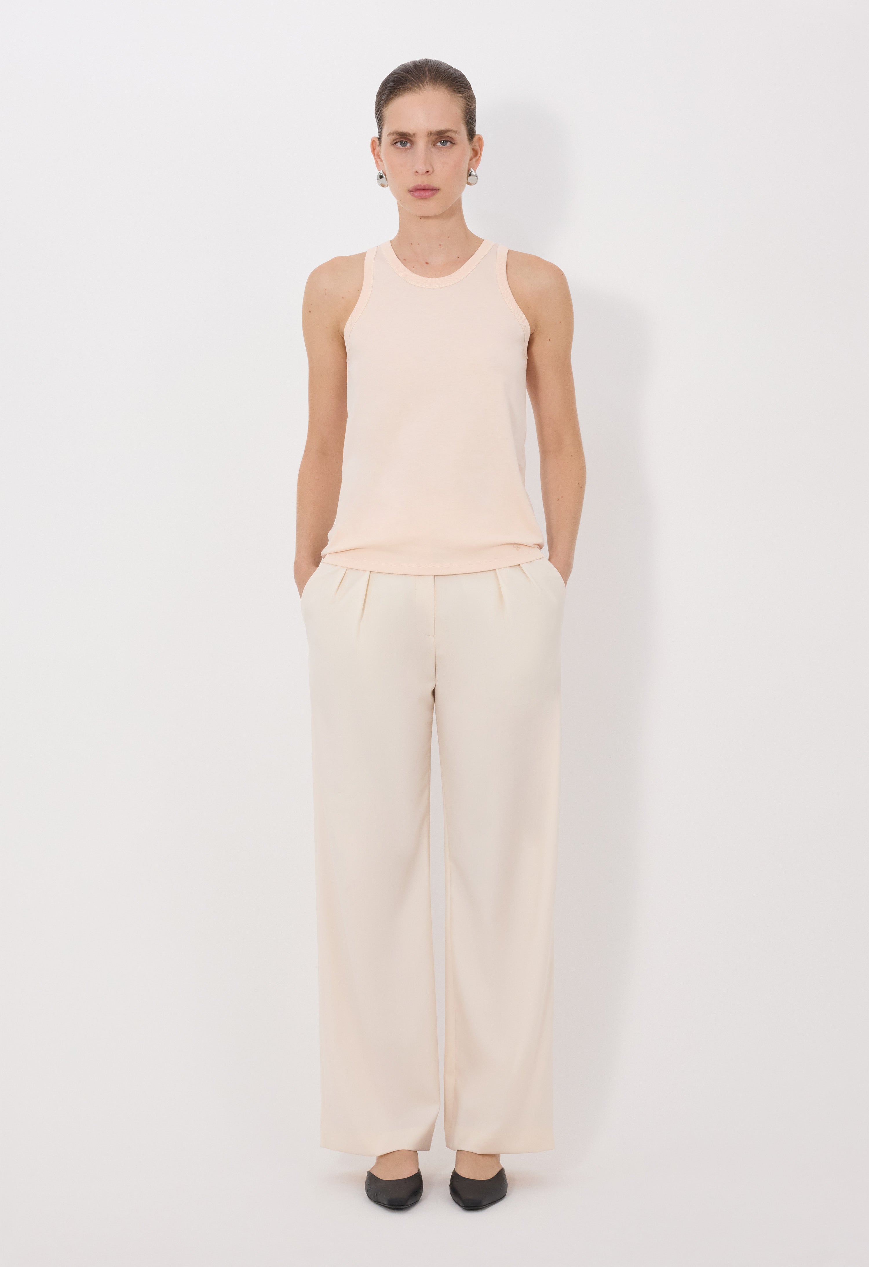 POSO LDS Supima cotton Tank top