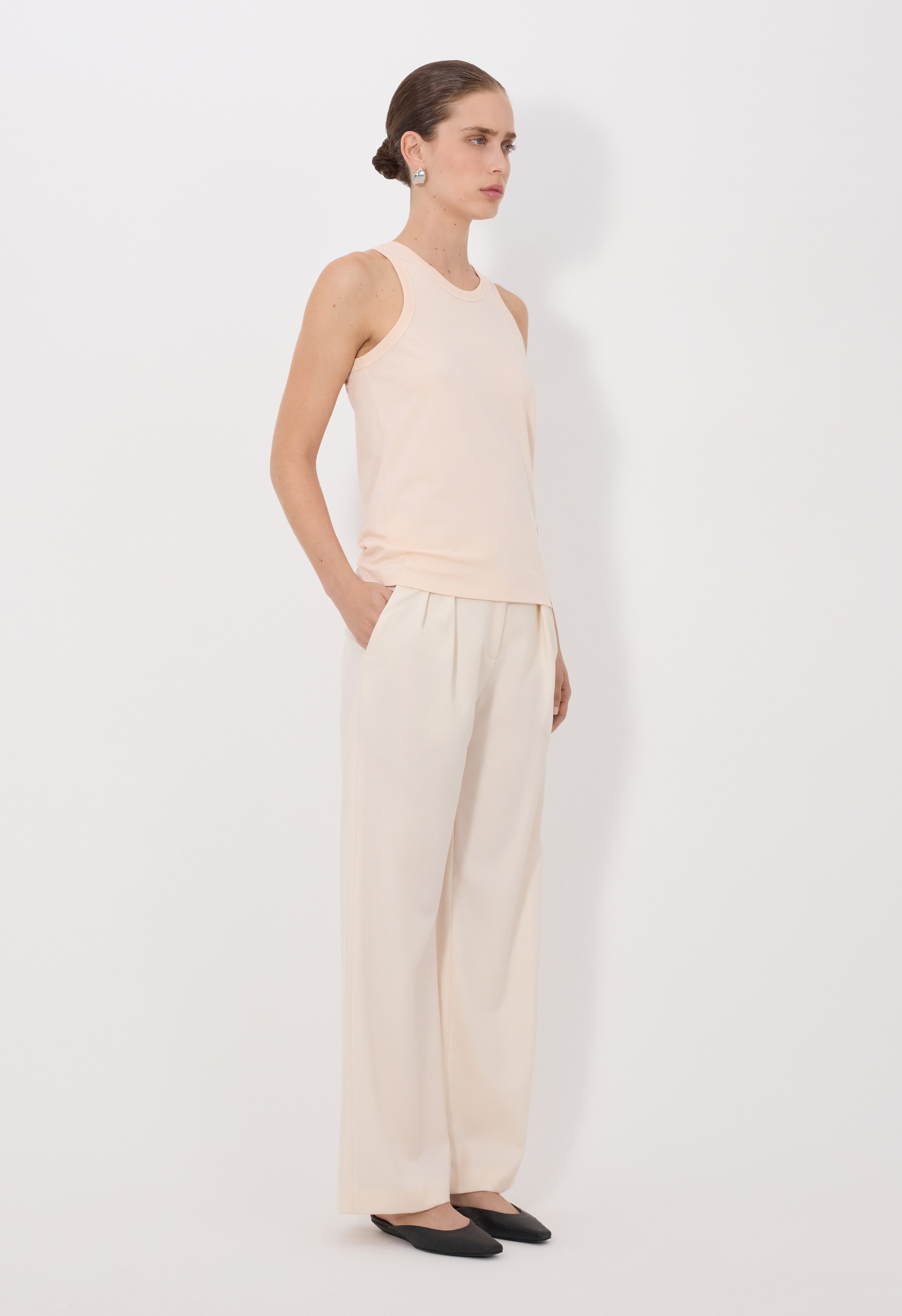 POSO LDS Supima cotton Tank top