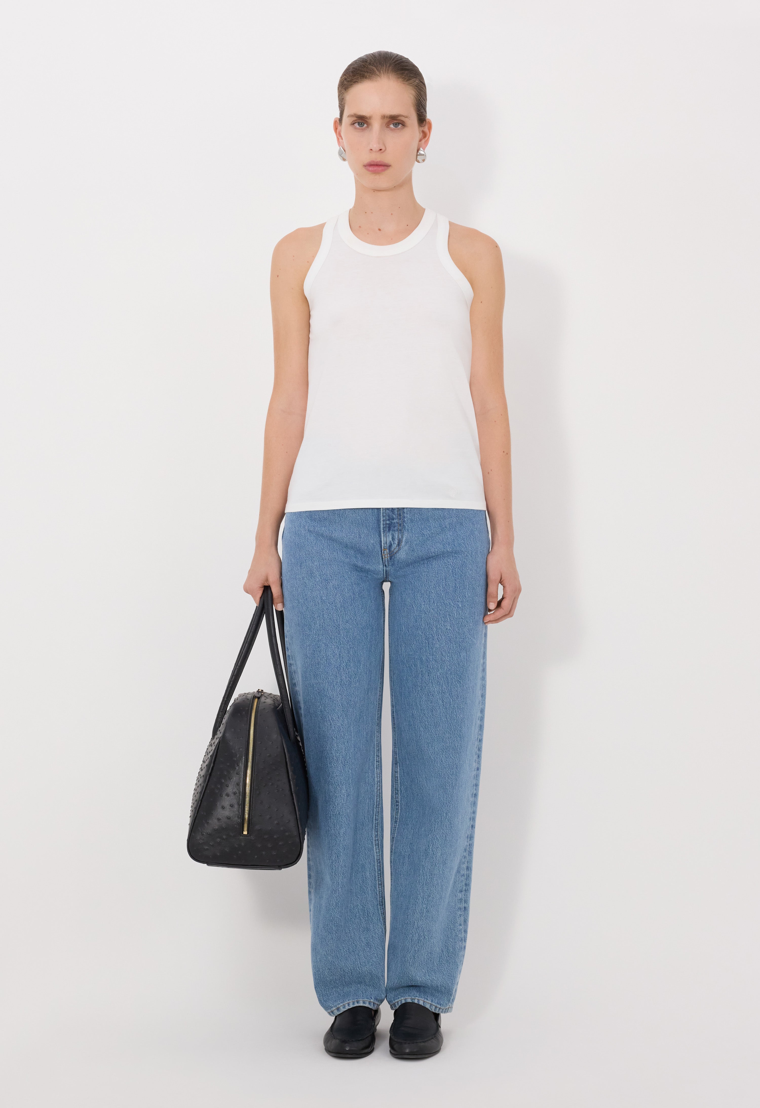 POSO LDS Supima cotton Tank top