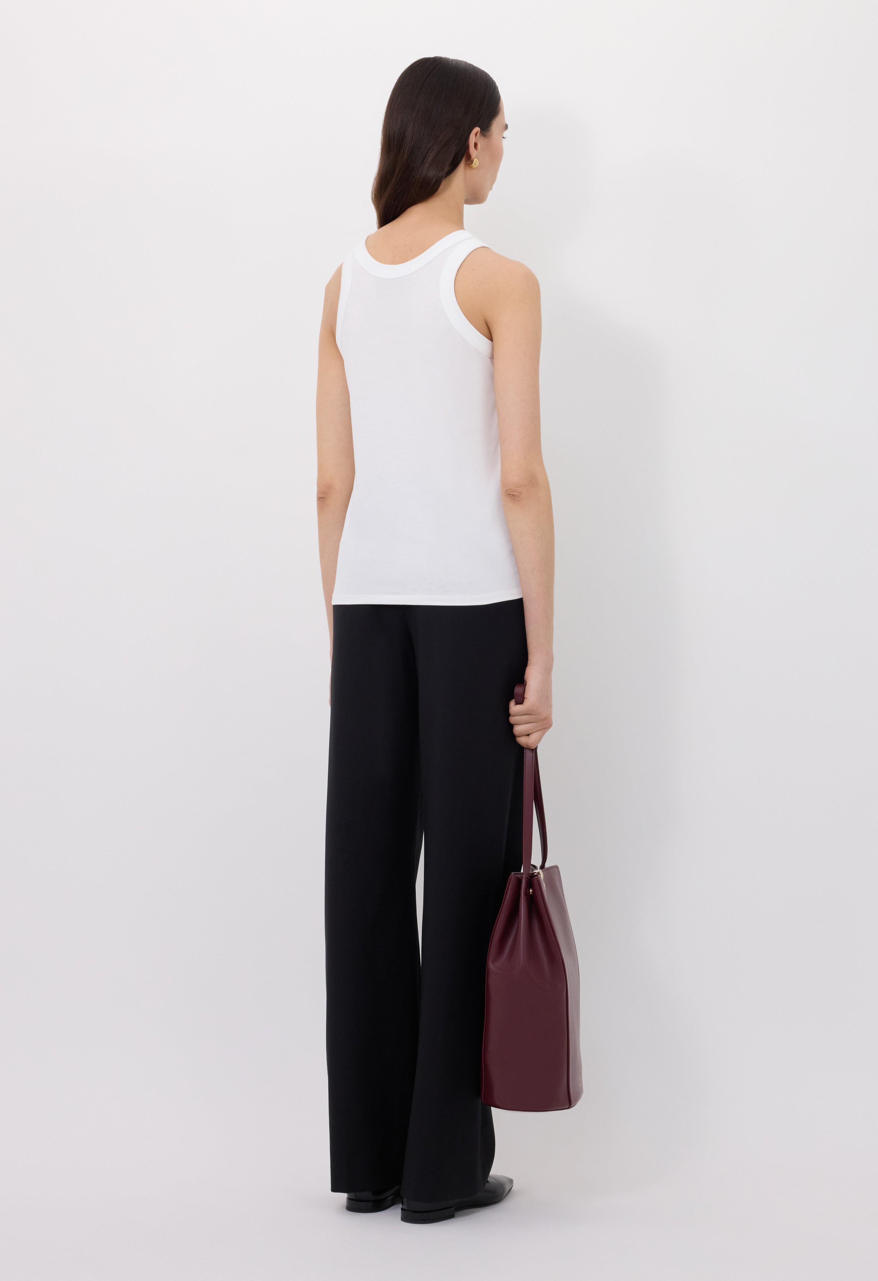 POSO LDS Supima cotton Tank top