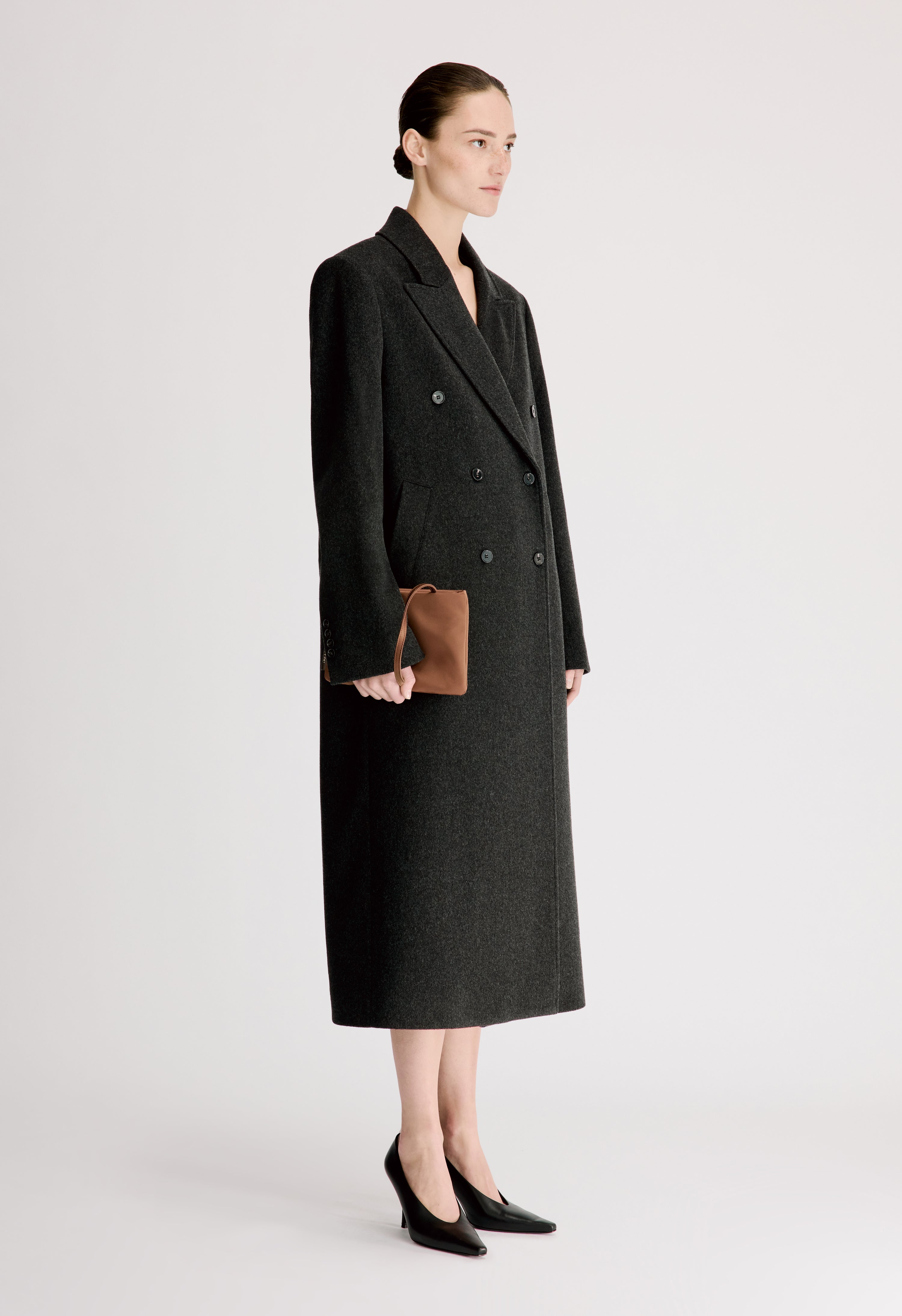 ROSCO LDS Double breasted long coat