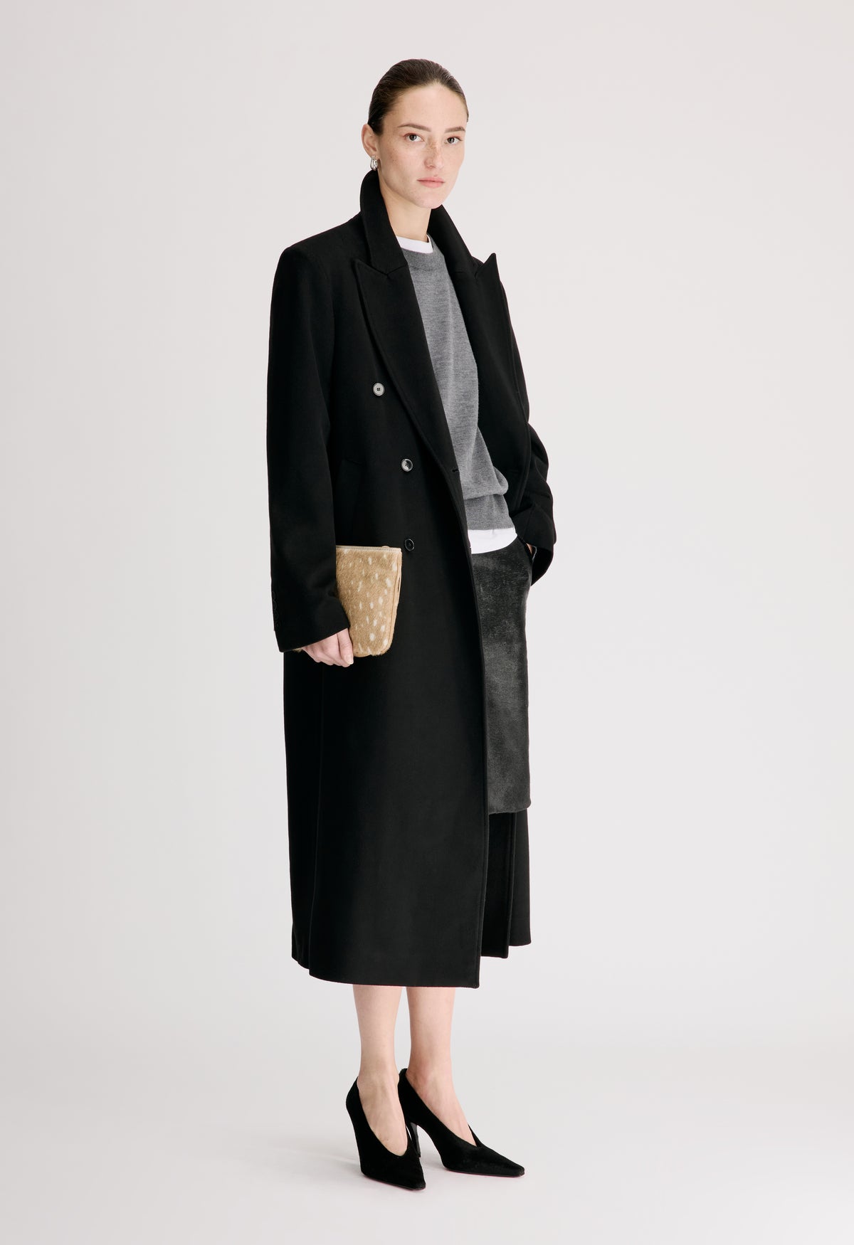 ROSCO LDS Double breasted long coat