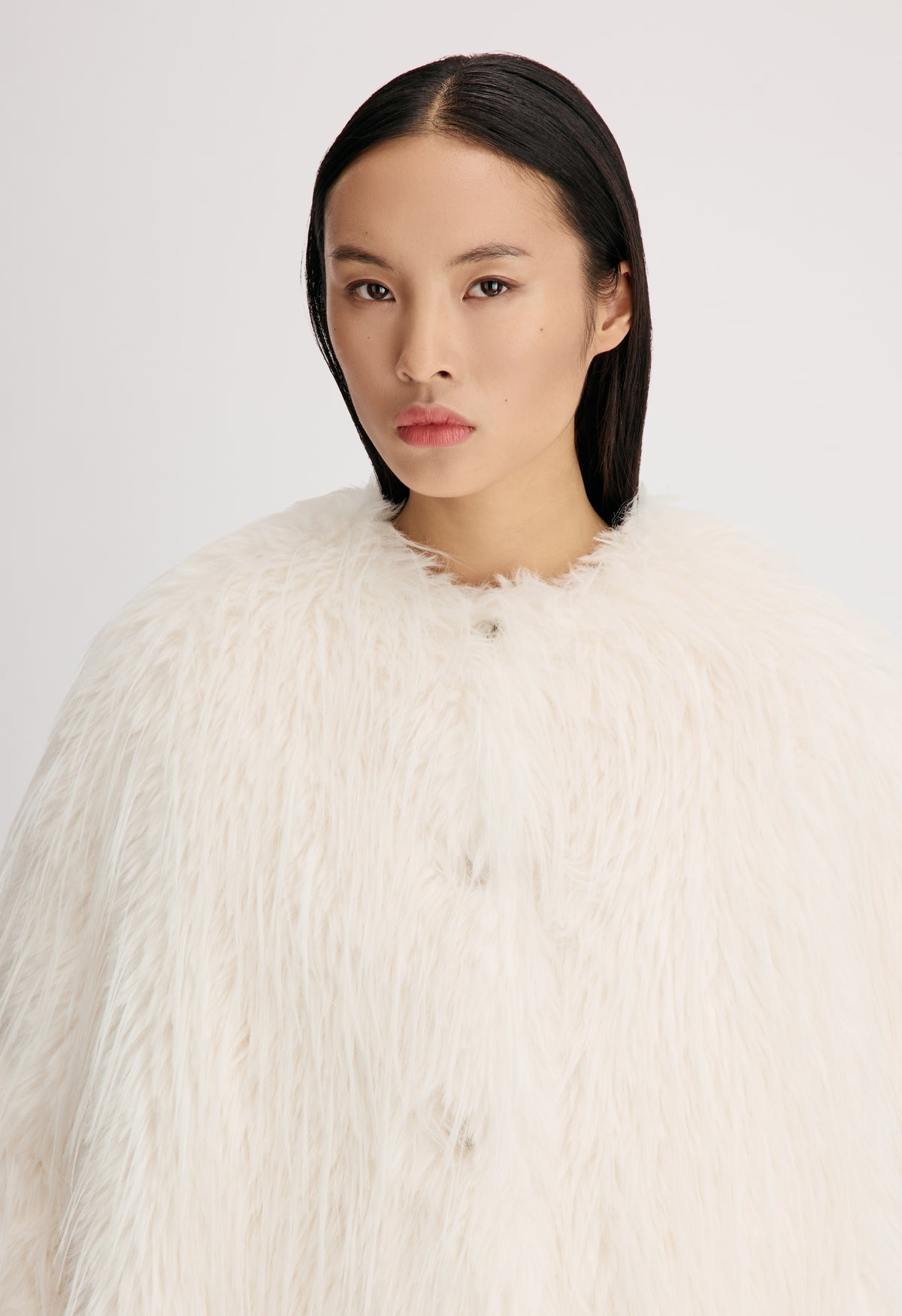 ROWE Manteau en fausse fourrure