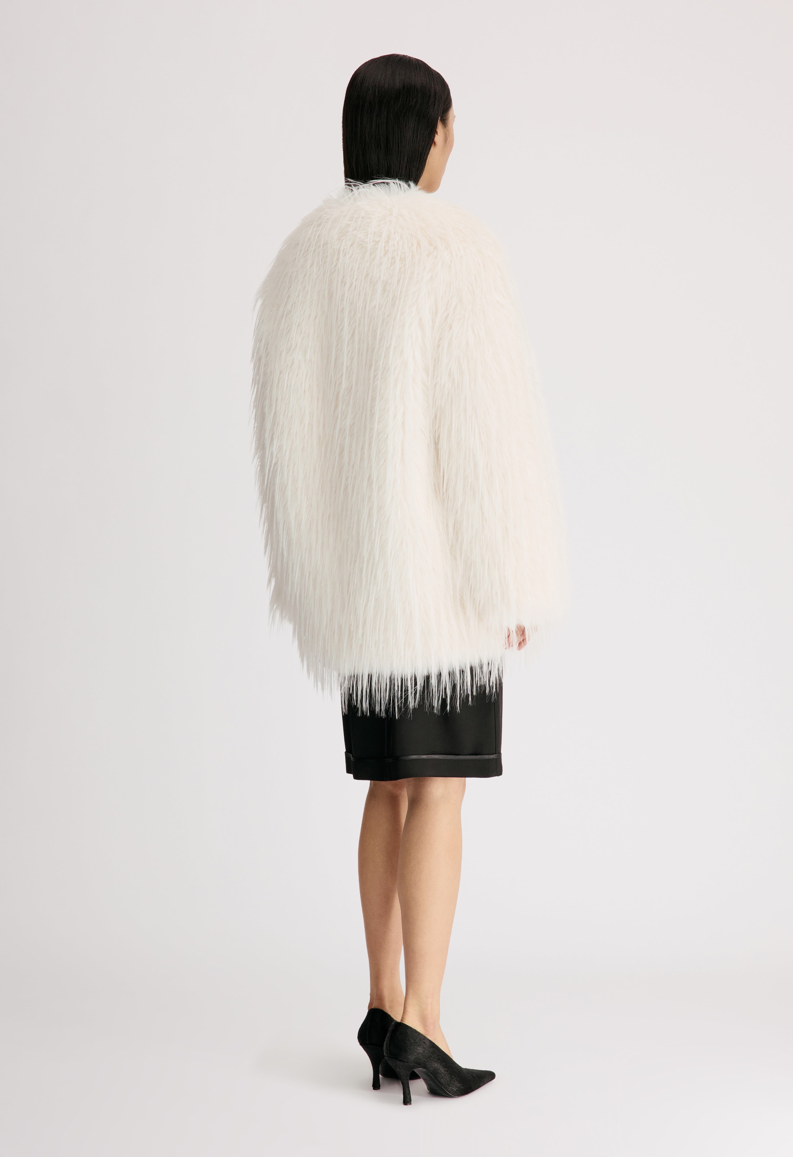 ROWE Manteau en fausse fourrure