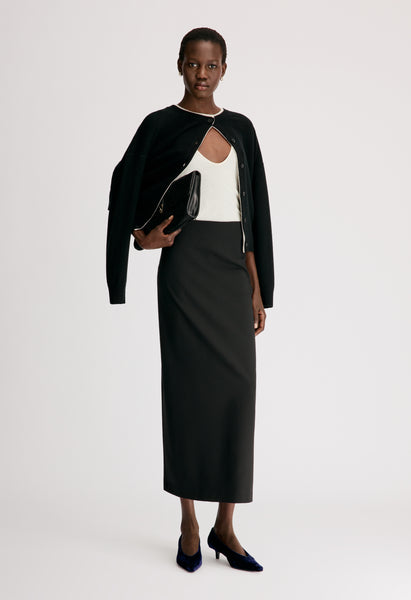 SAMOS LDS Grain de poudre long skirt