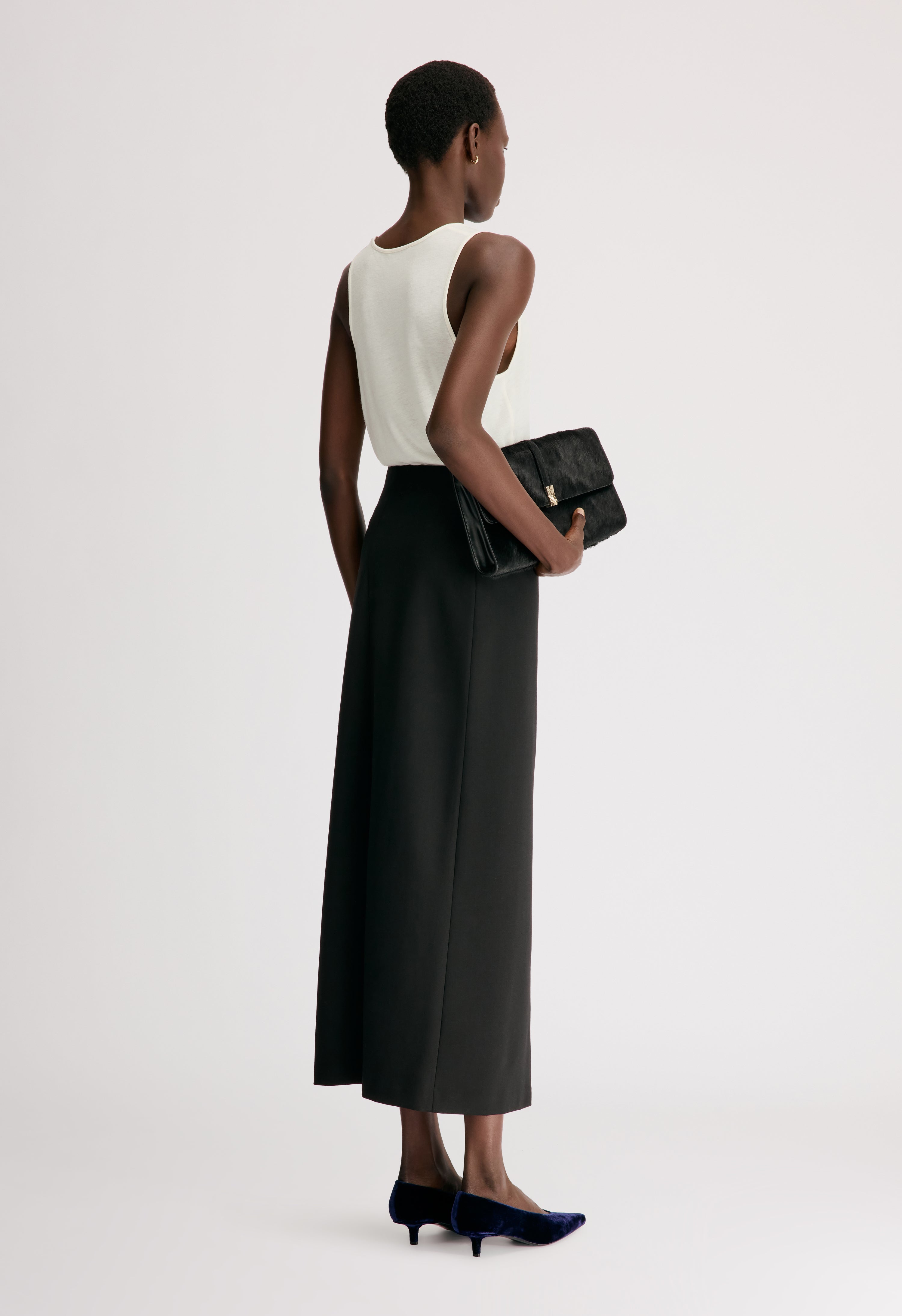 SAMOS LDS Grain de poudre long skirt