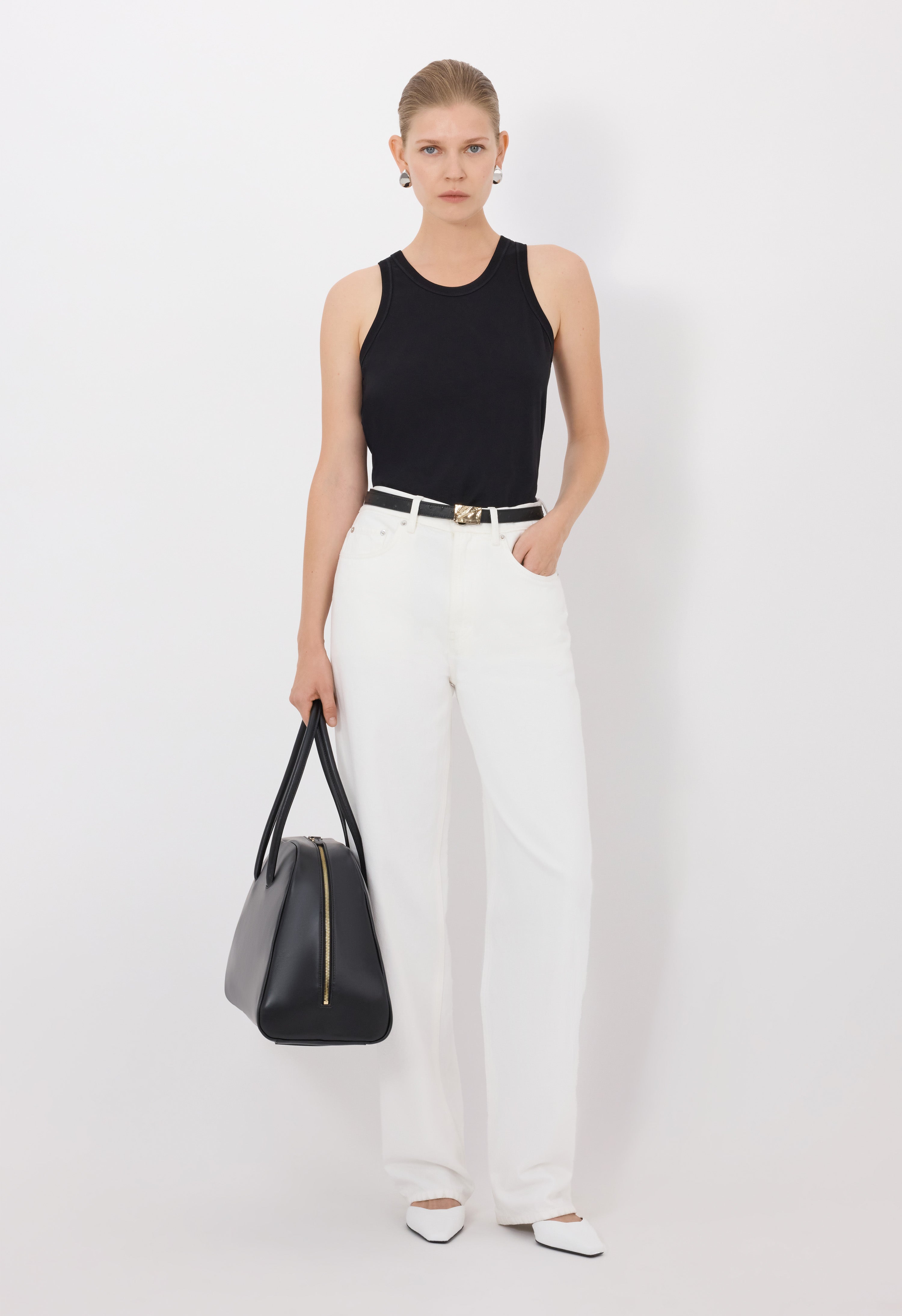 SAMUR LDS Jean boyfriend en denim organique