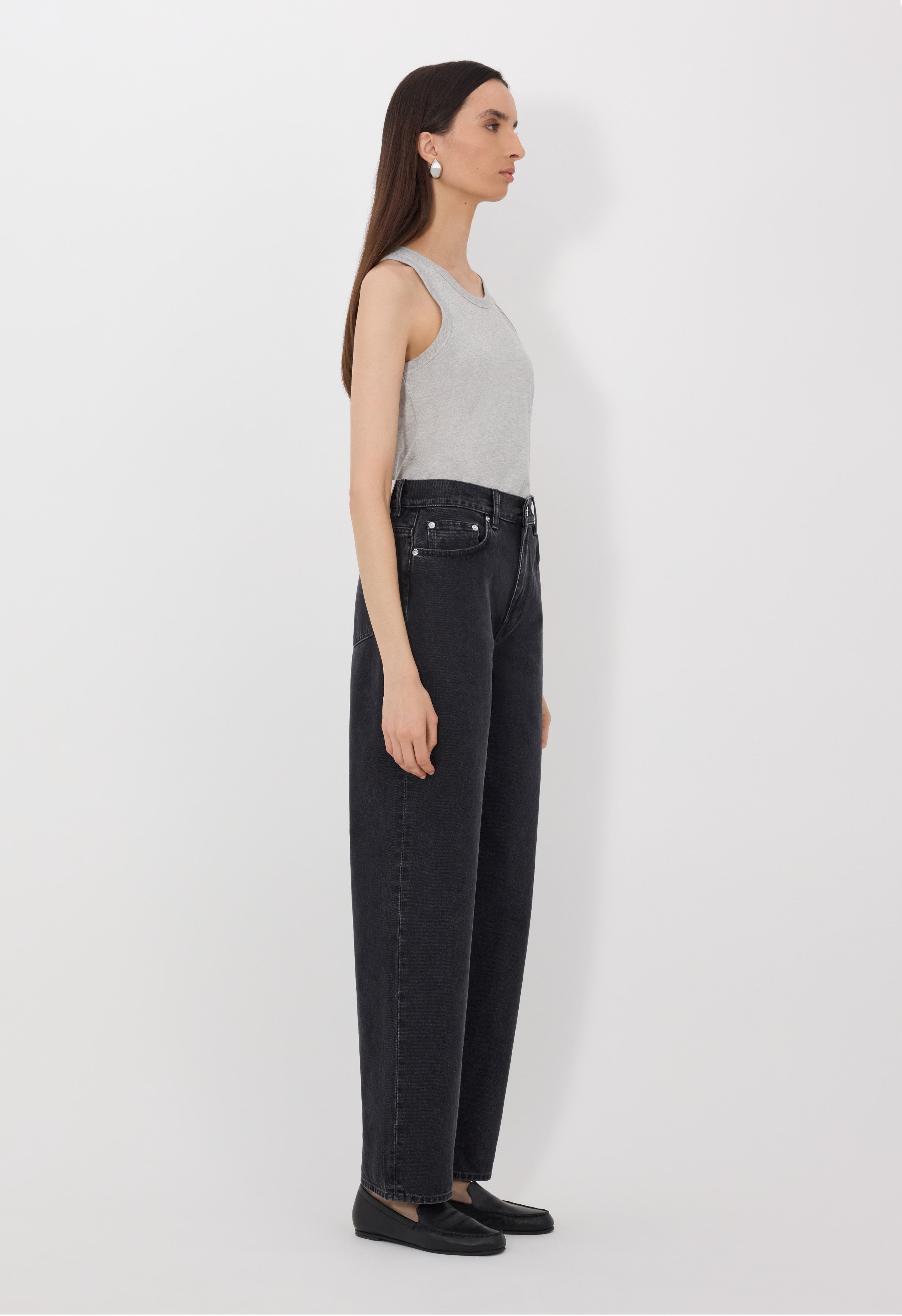 SAMUR LDS Jean boyfriend en denim organique