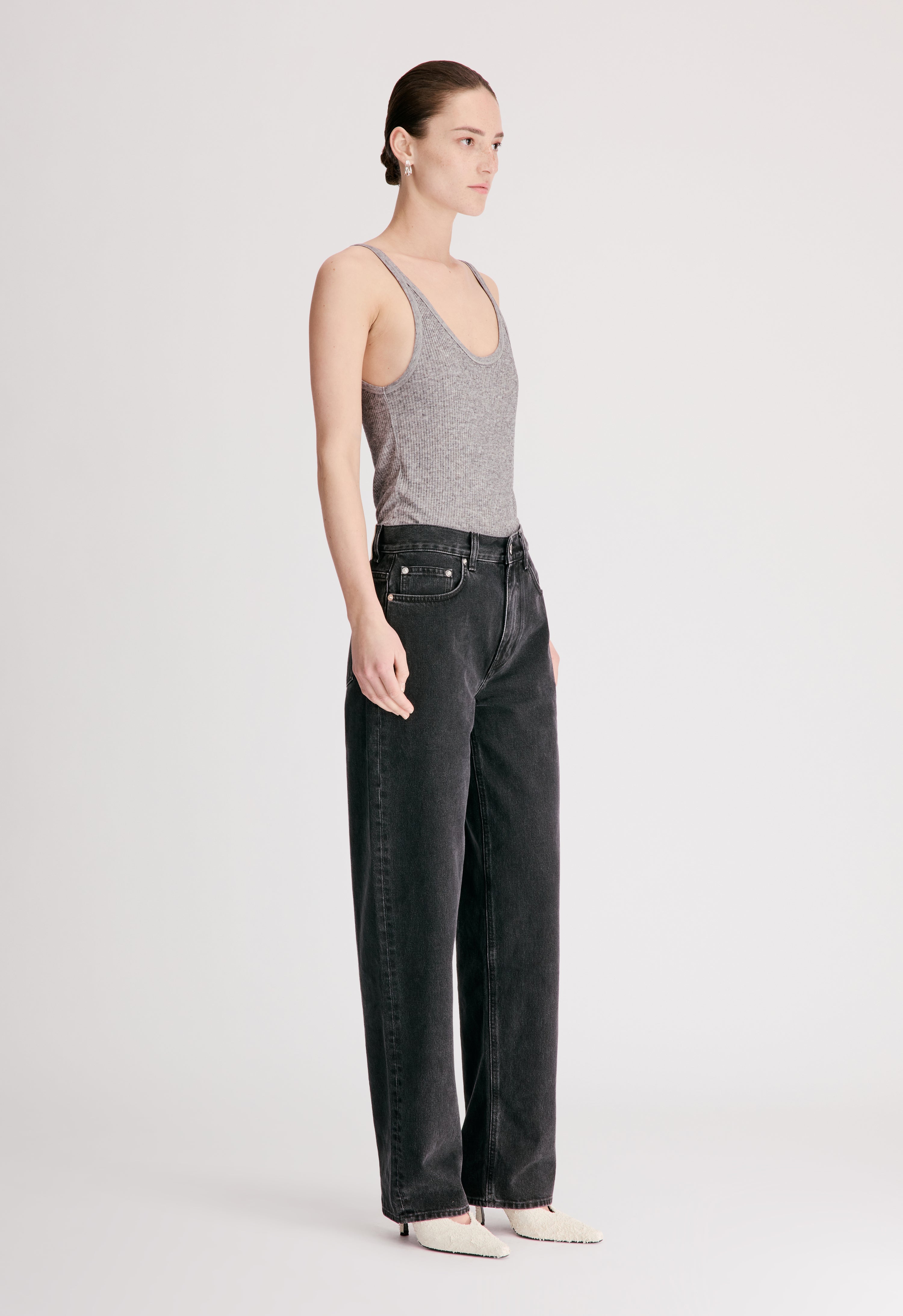 SAMUR LDS Organic denim boyfriend jeans
