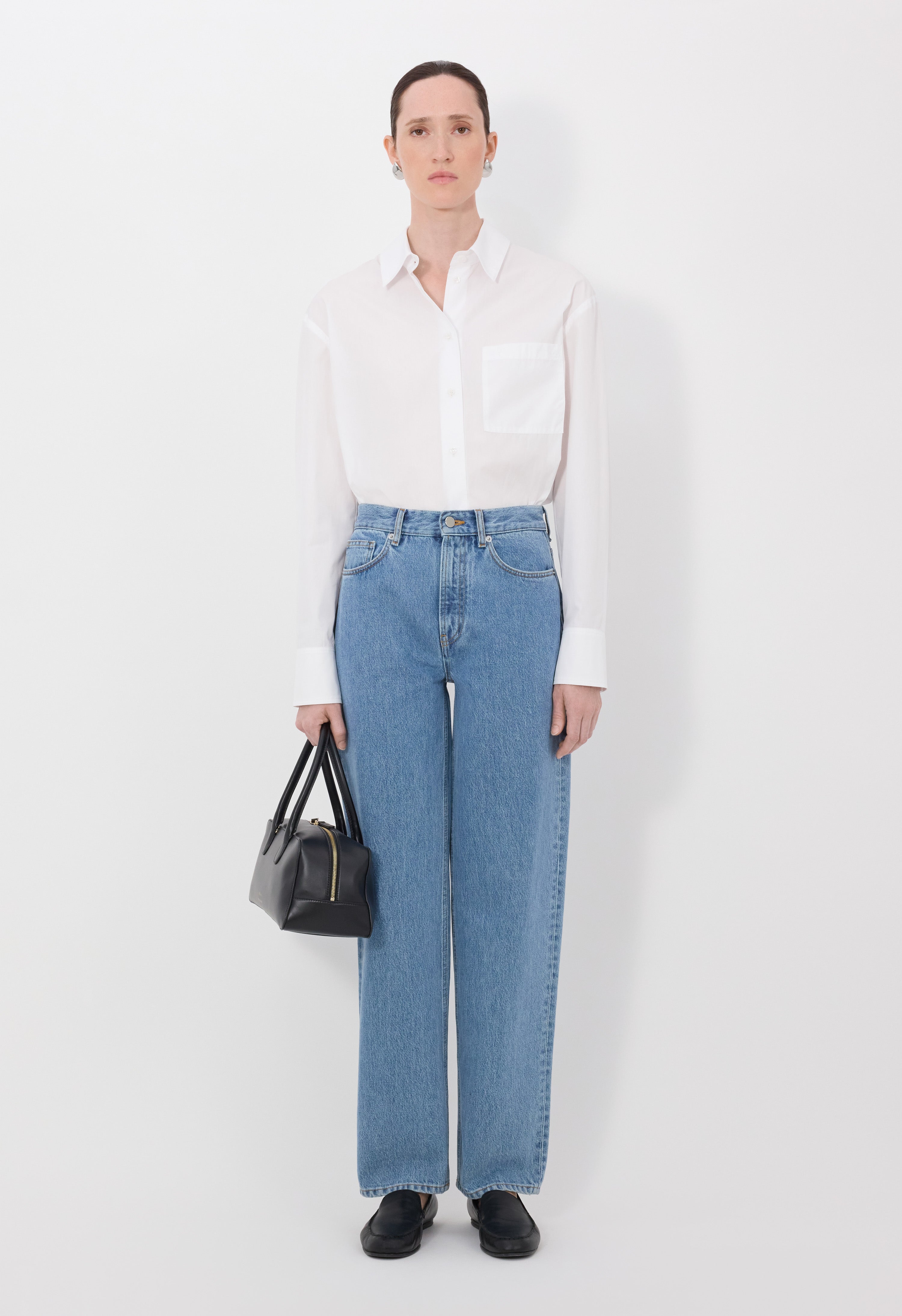 SAMUR LDS Jean boyfriend en denim organique