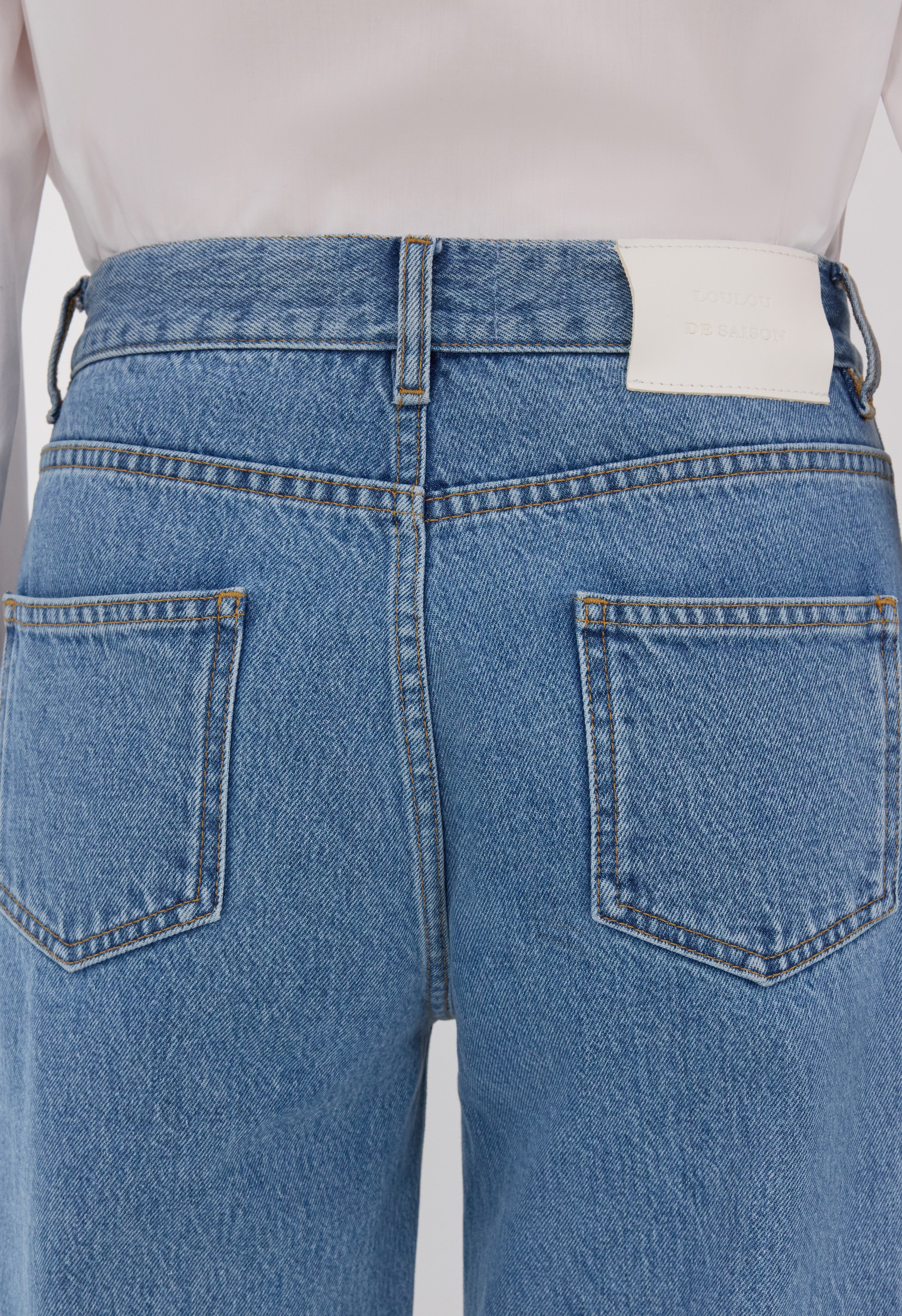 SAMUR LDS Jean boyfriend en denim organique