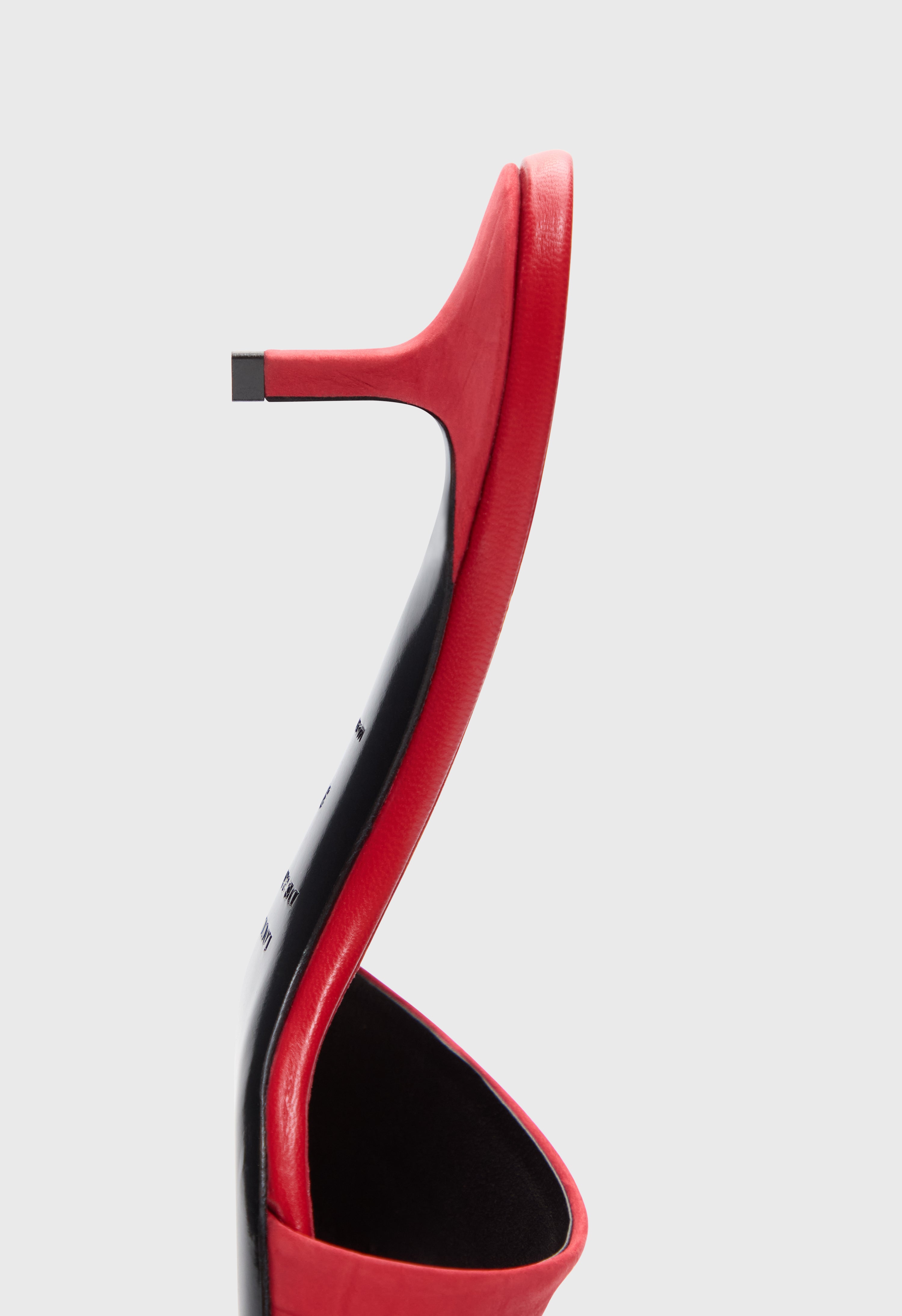 SARAFINA Kitten heel mule sandals