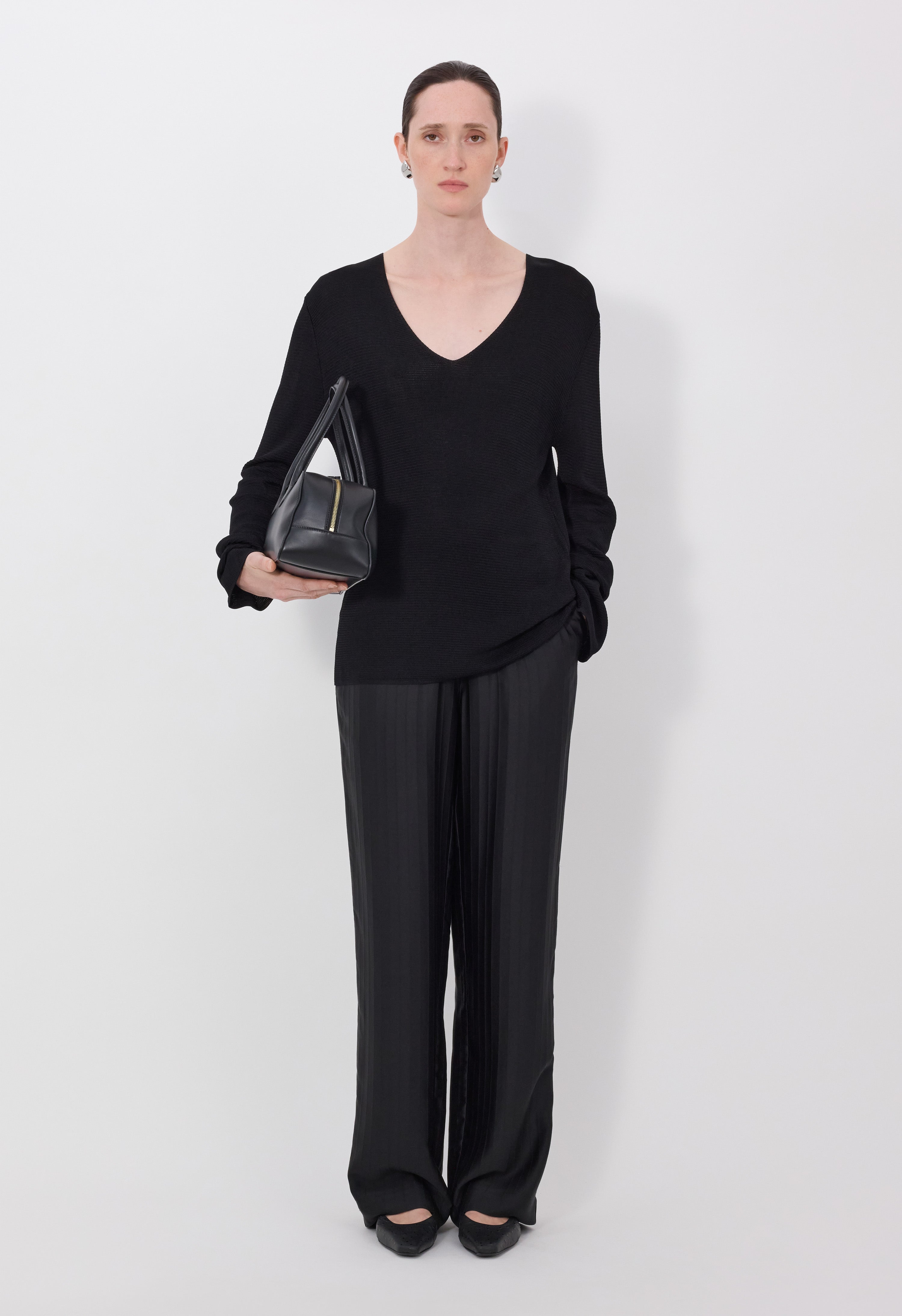 SAYA Pull en maille col V