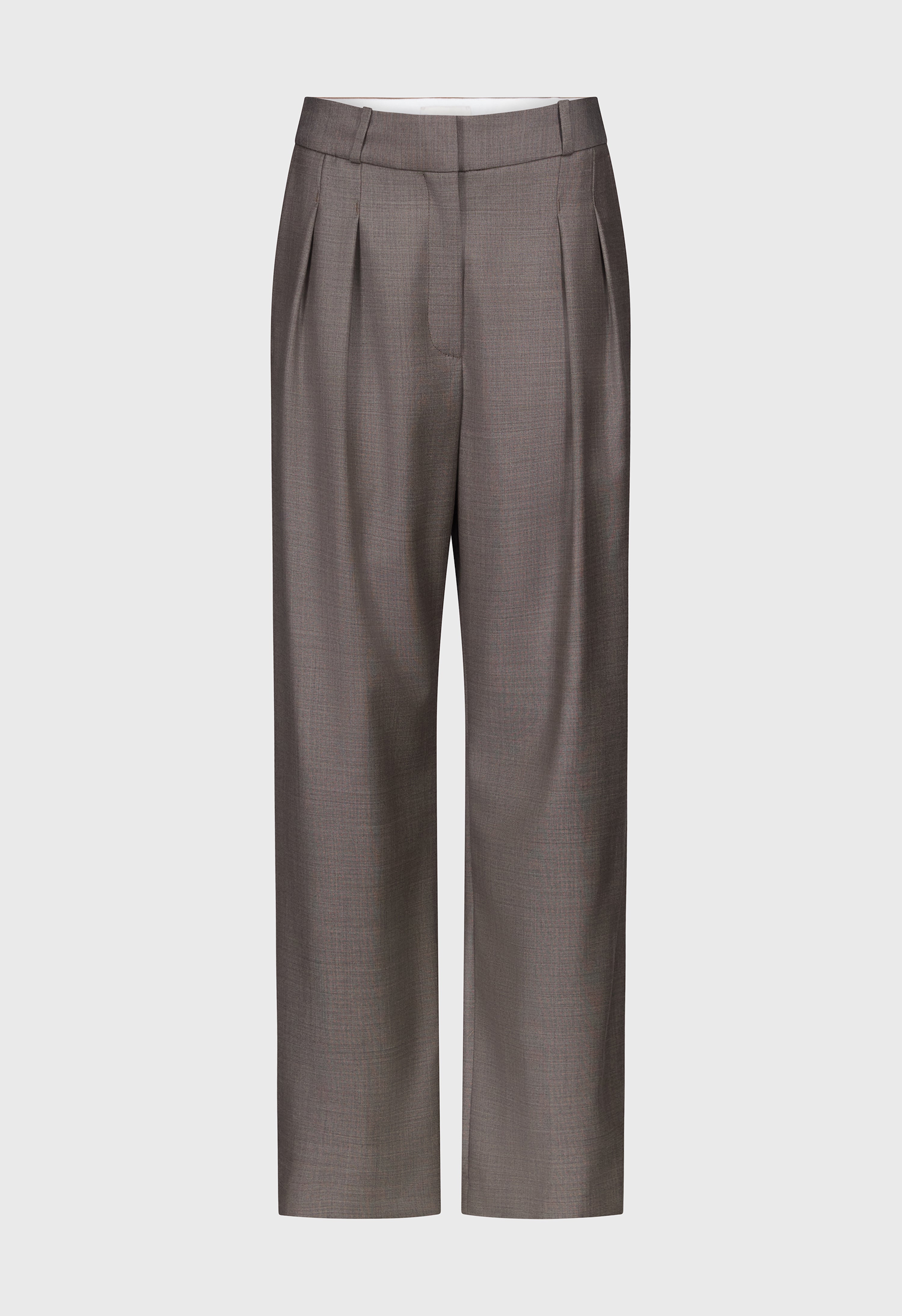 SBIRU LDS Pleated wool trousers