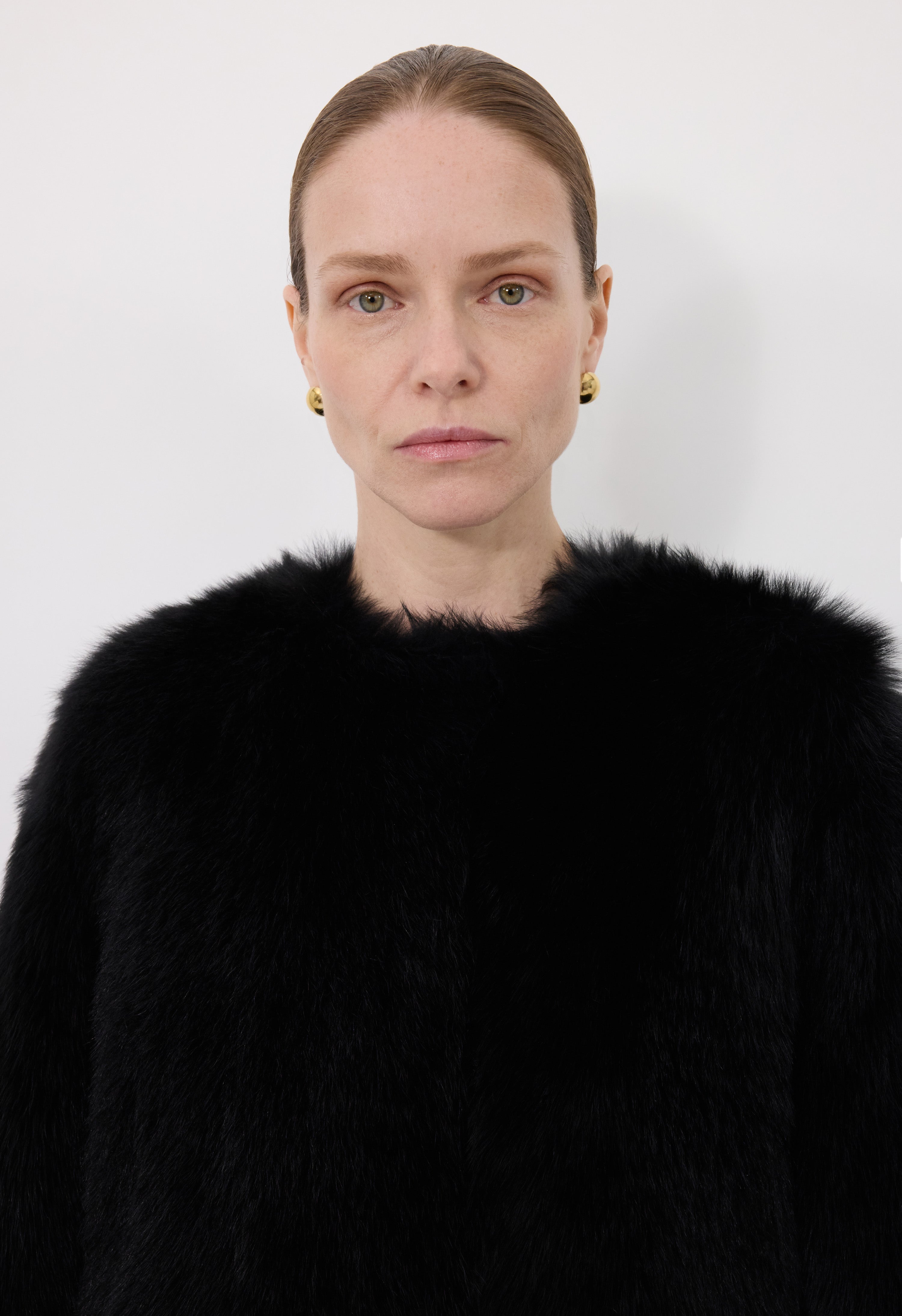SIBA Shearling long coat