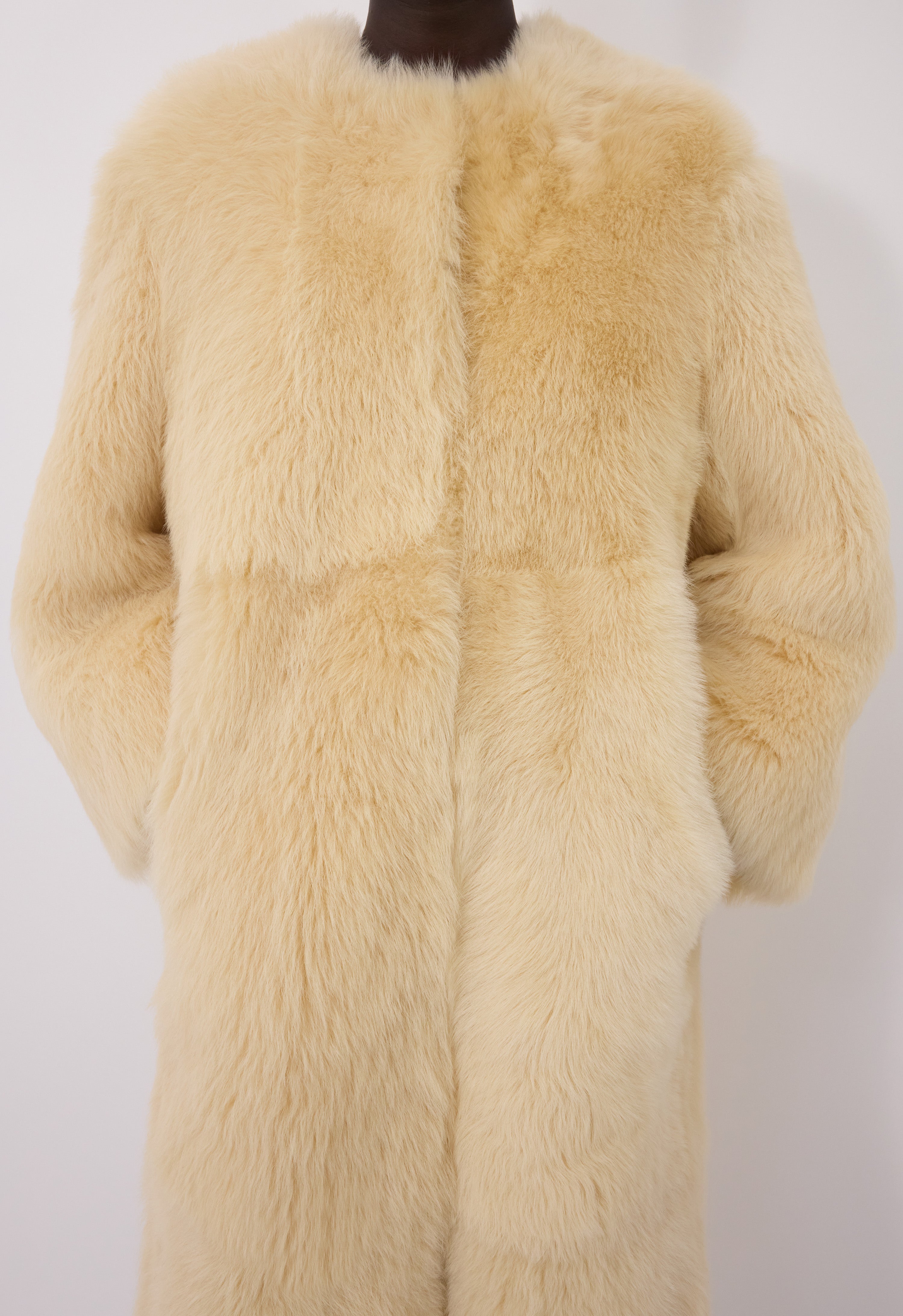 SIBA Shearling long coat