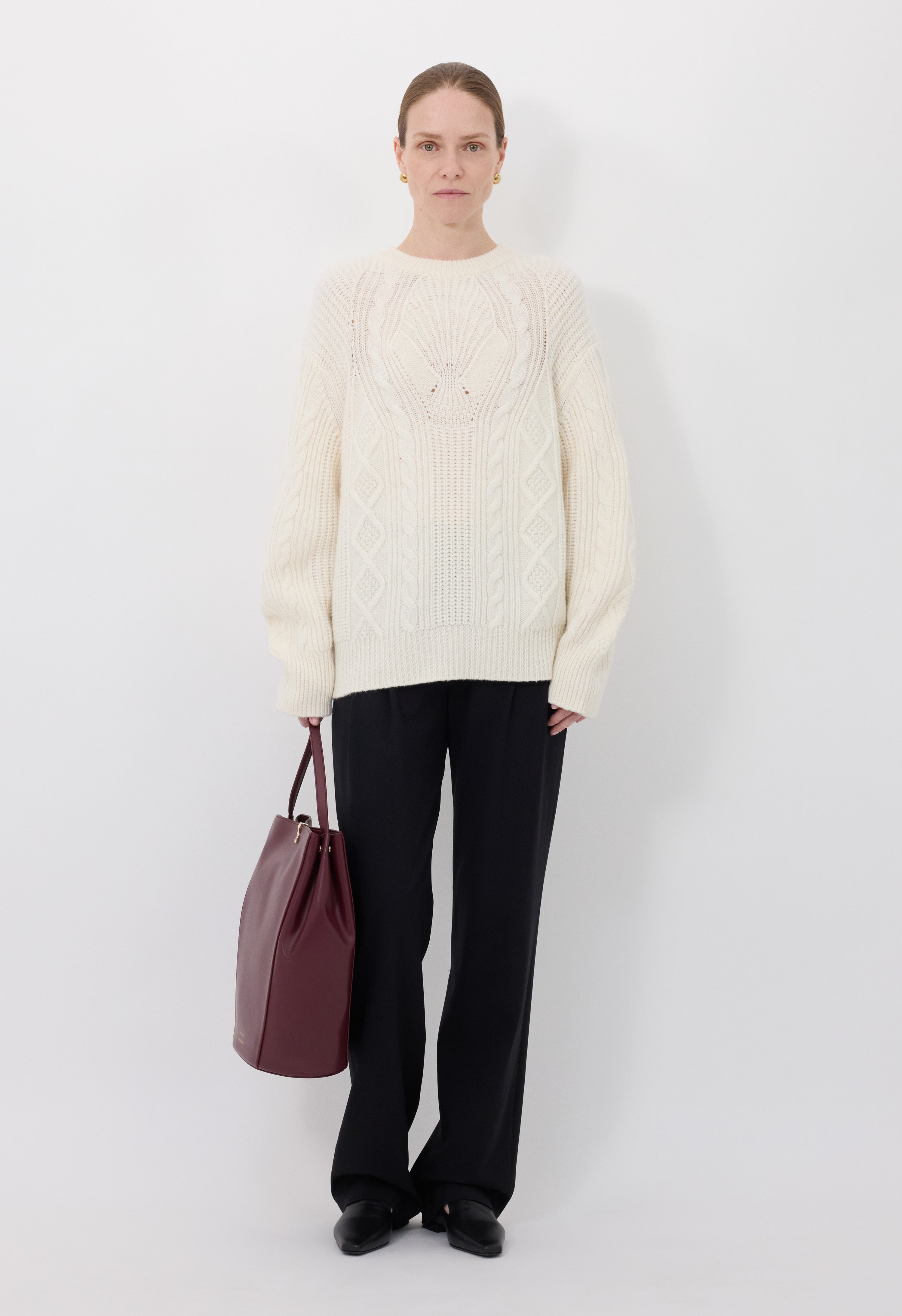 SILVA CABLE KNIT SWEATER