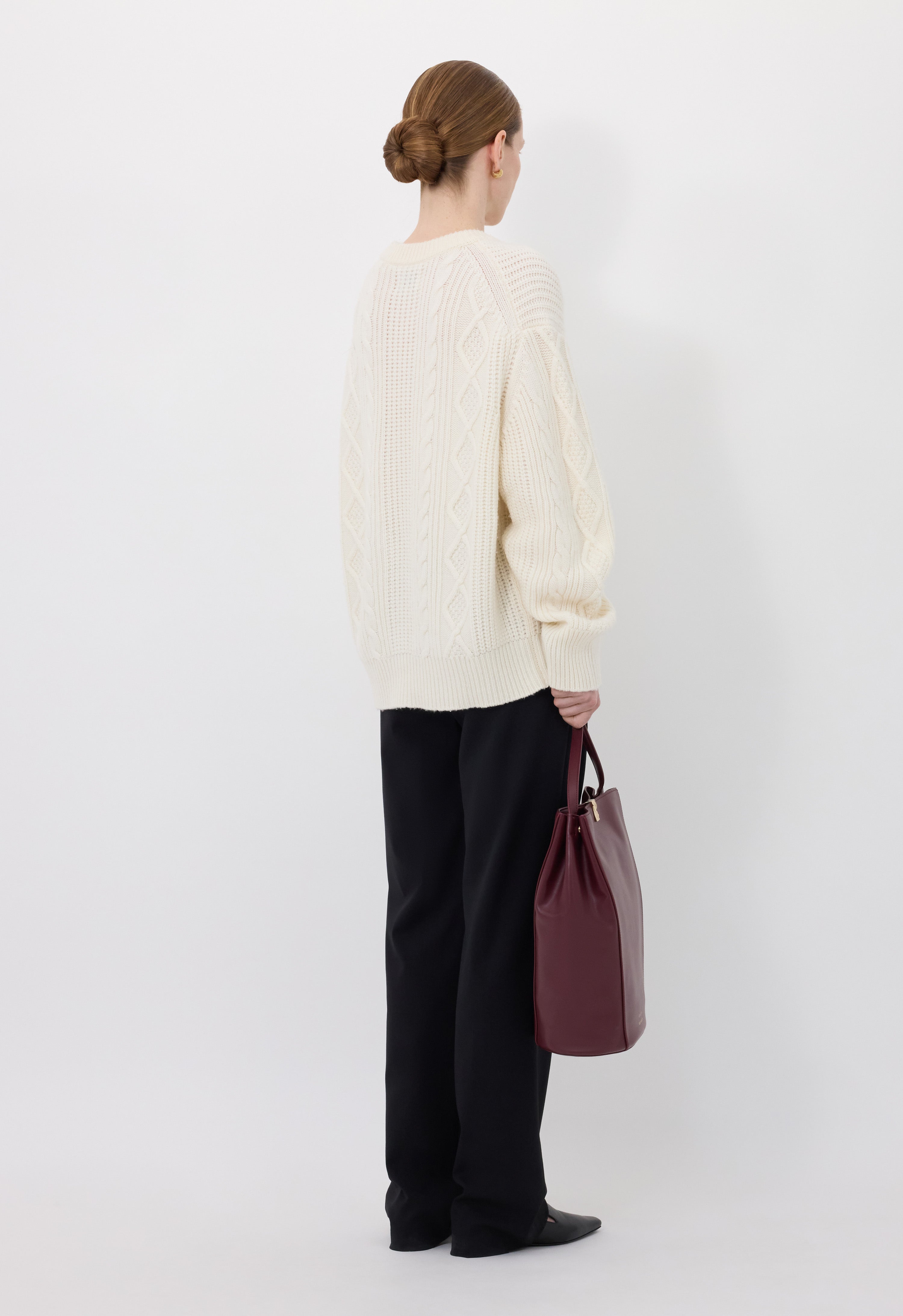 SILVA CABLE KNIT SWEATER