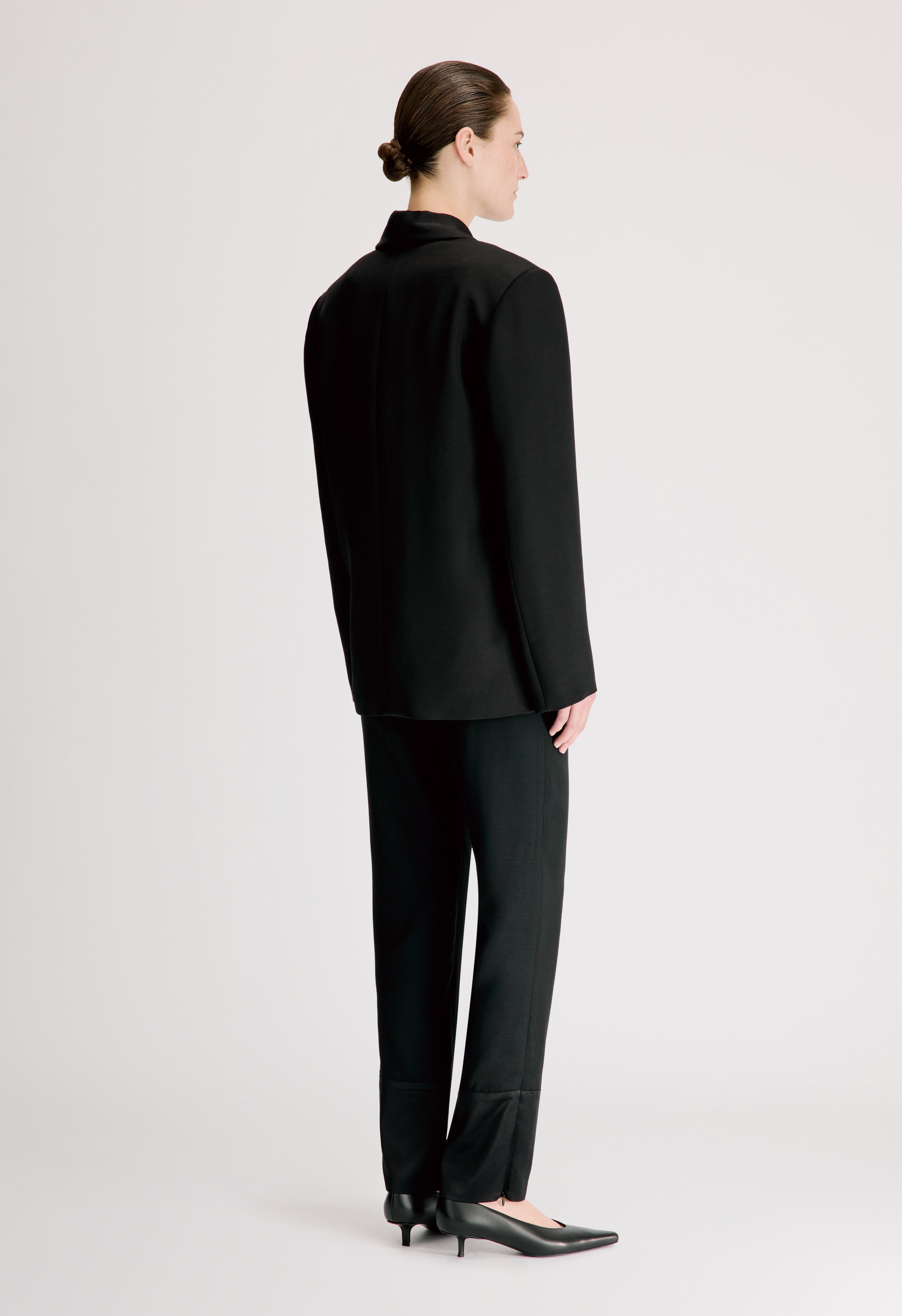 SIRA Double breasted shawl collar jacket