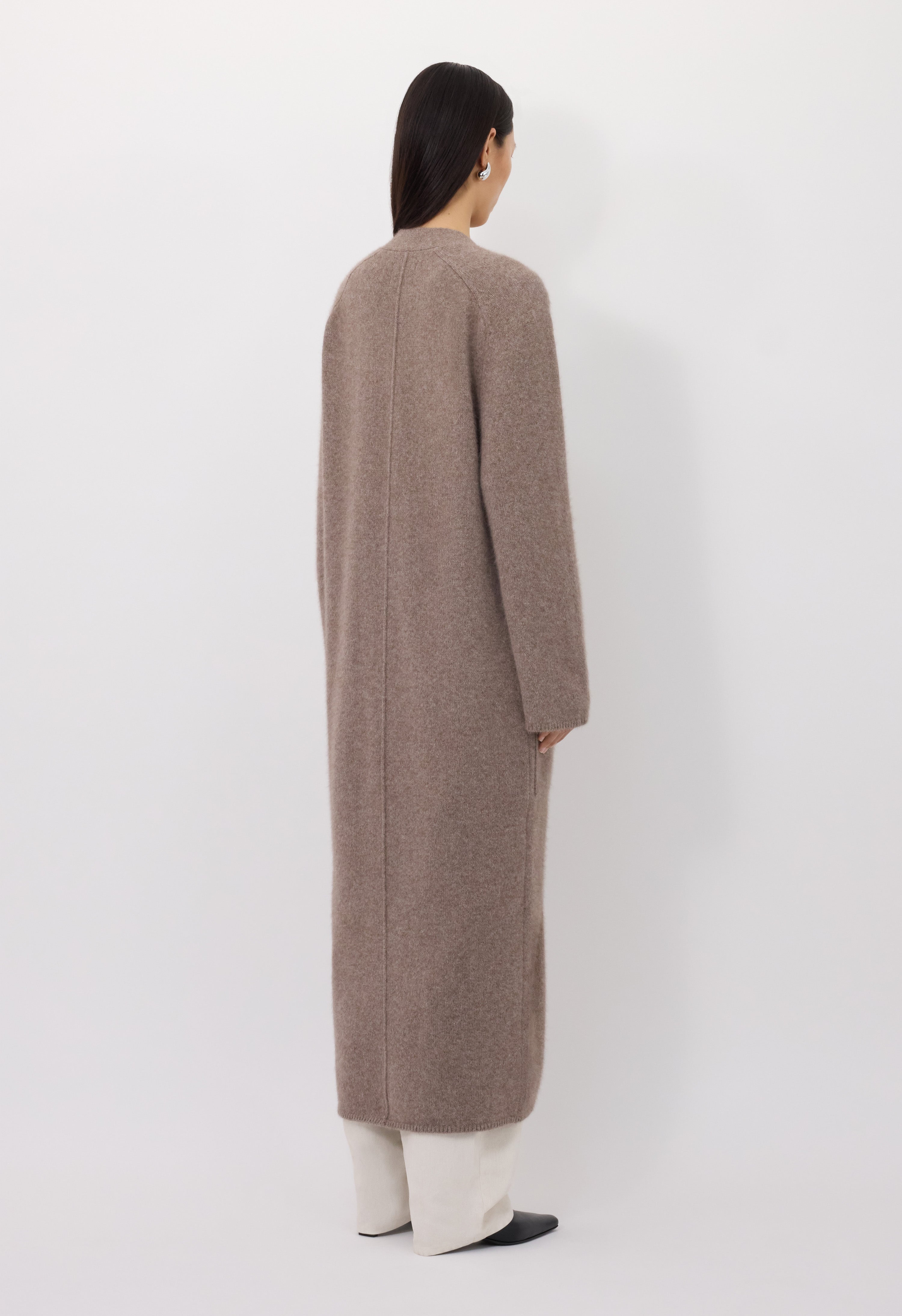 SMET Yak blend maxi cardigan