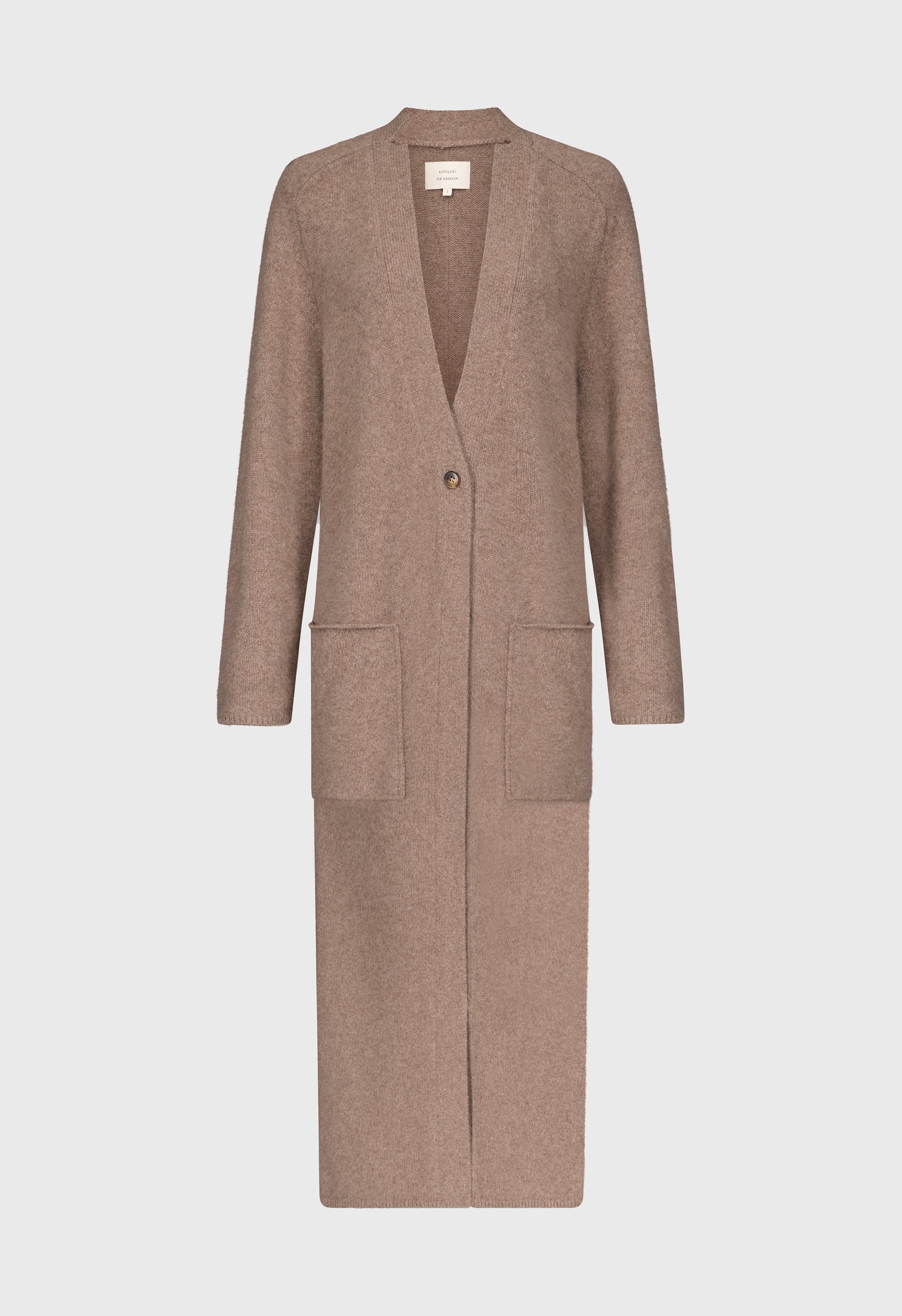 SMET Yak blend maxi cardigan