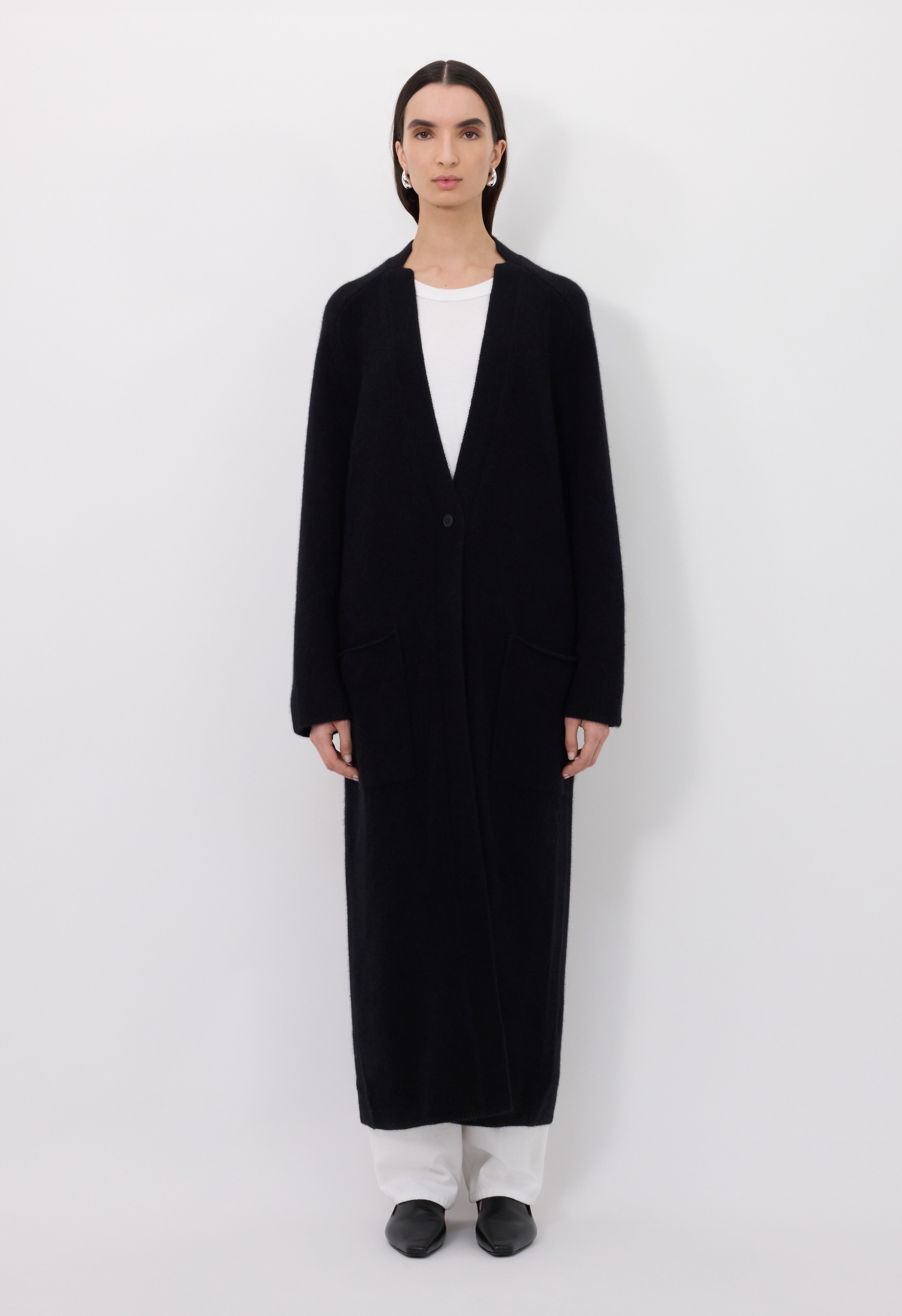 SMET Yak blend maxi cardigan