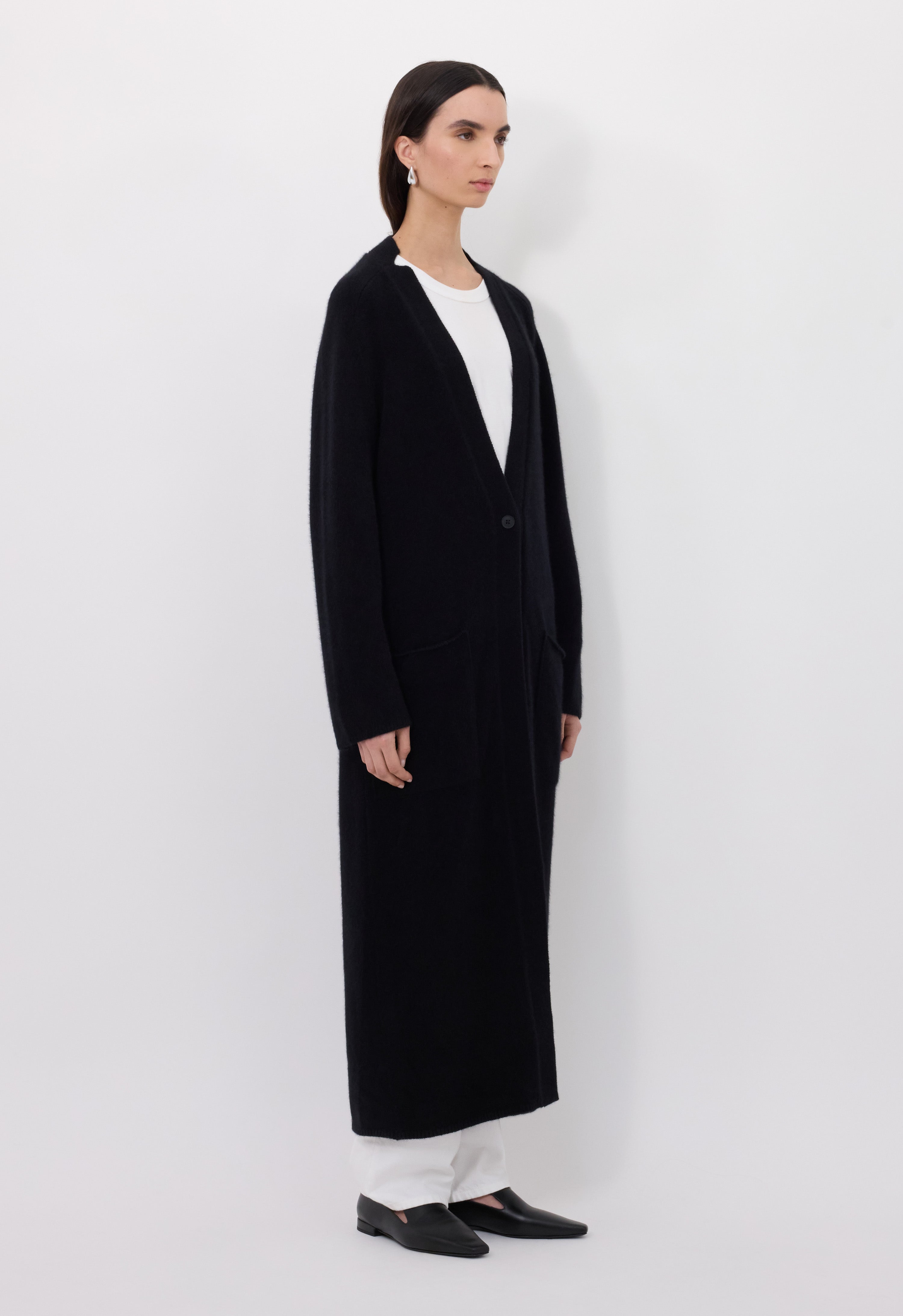 SMET Yak blend maxi cardigan