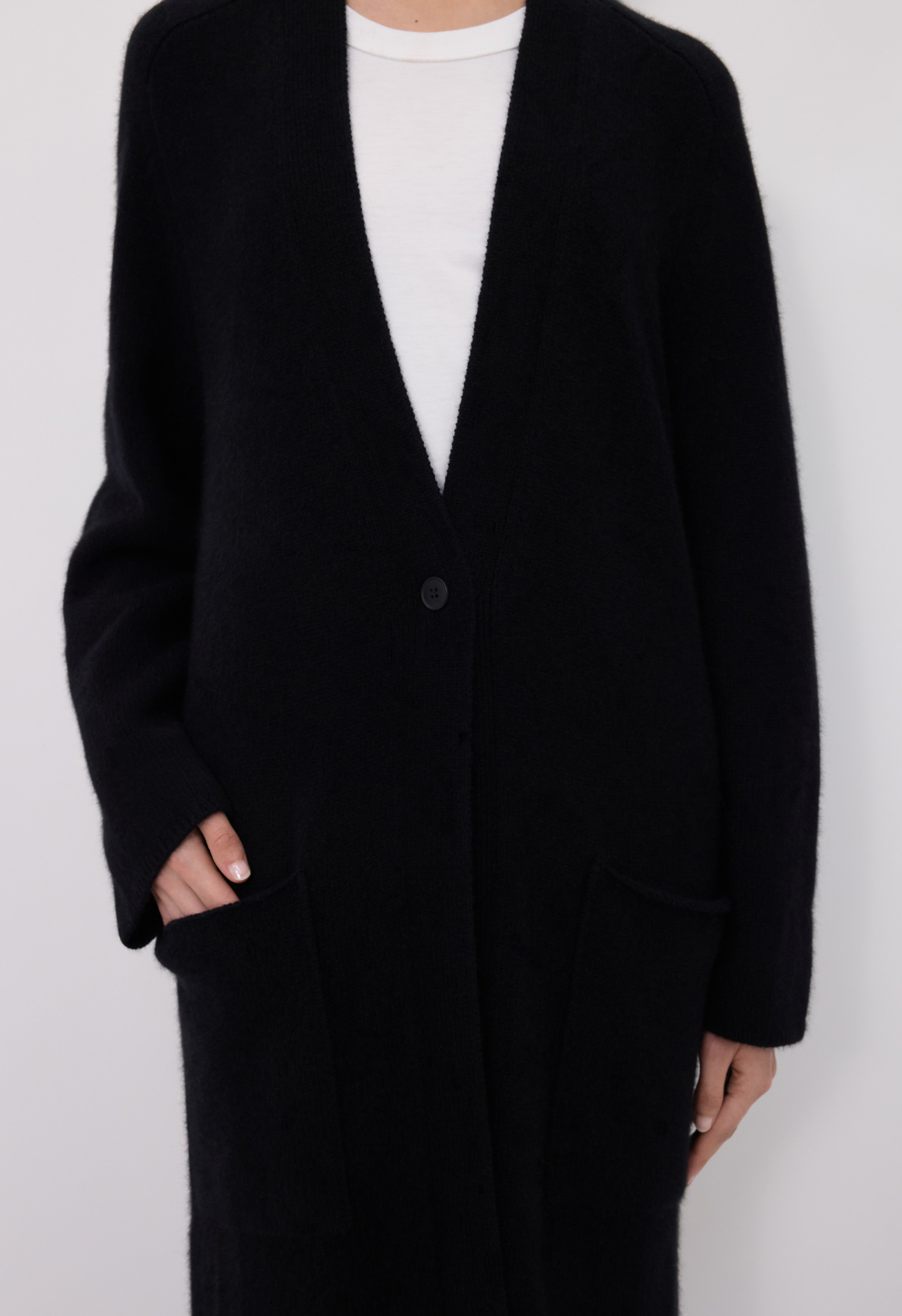 SMET Yak blend maxi cardigan