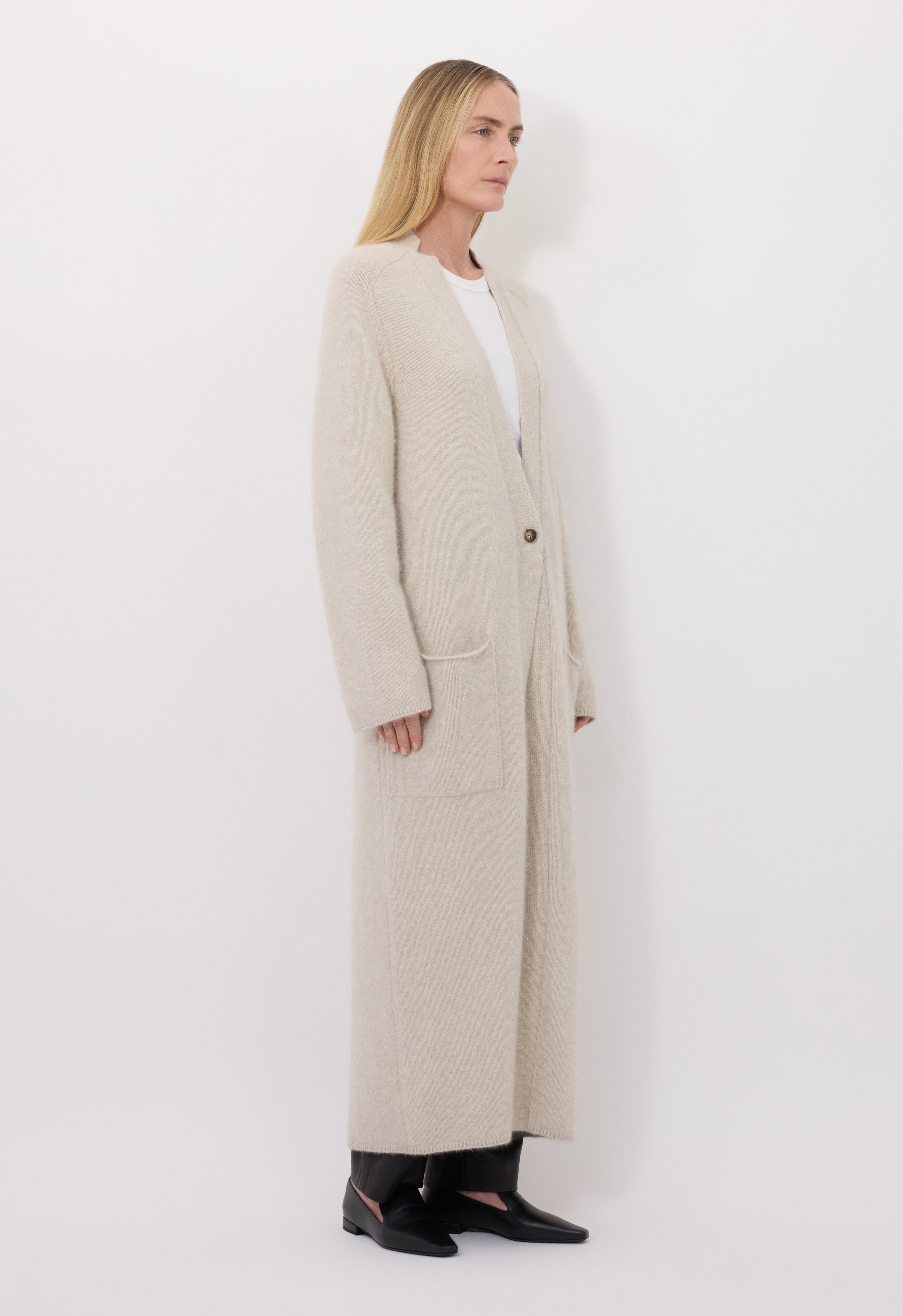 SMET Yak blend maxi cardigan