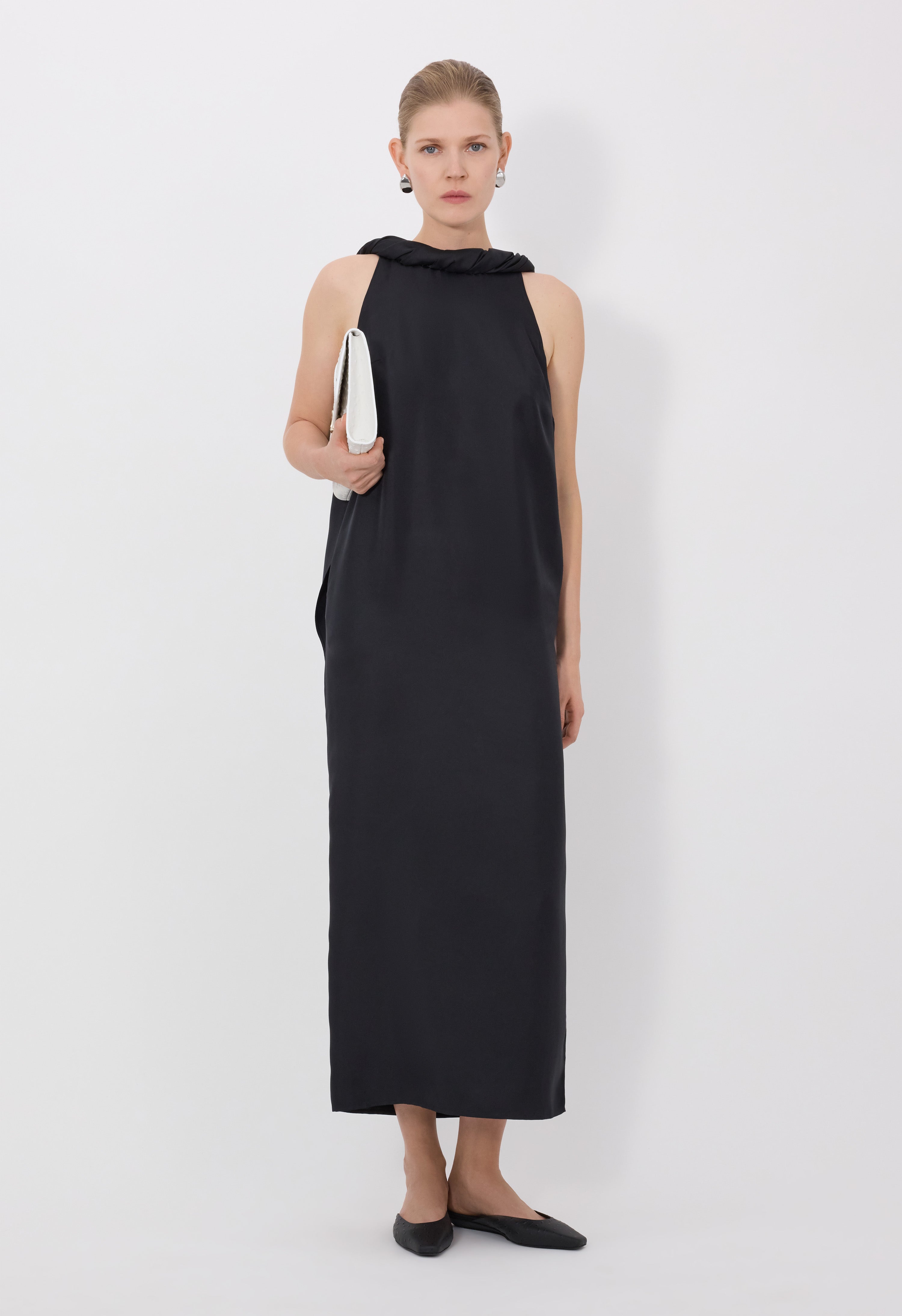 SUSAN TWISTED COLLAR DRESS