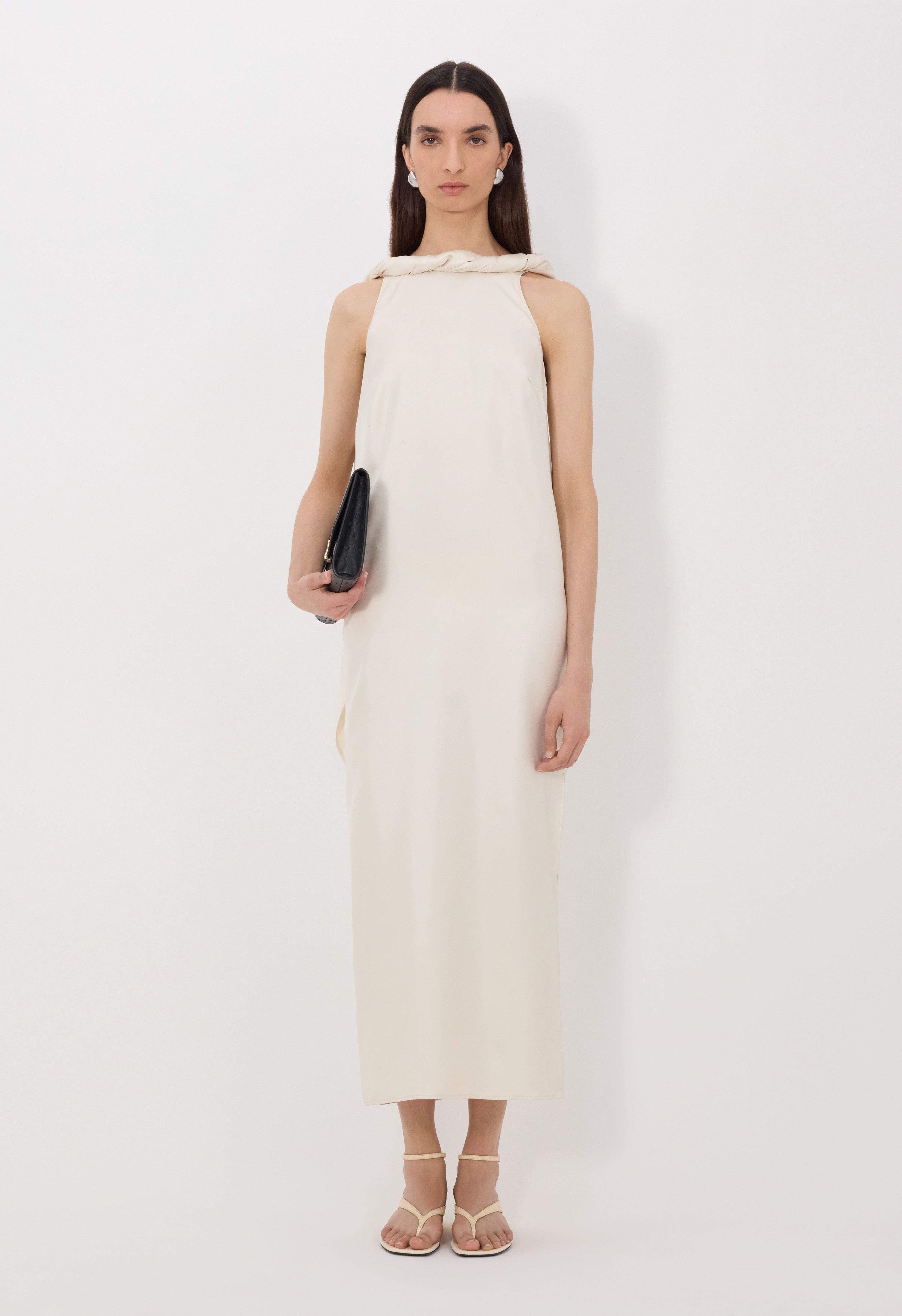 SUSAN TWISTED COLLAR DRESS