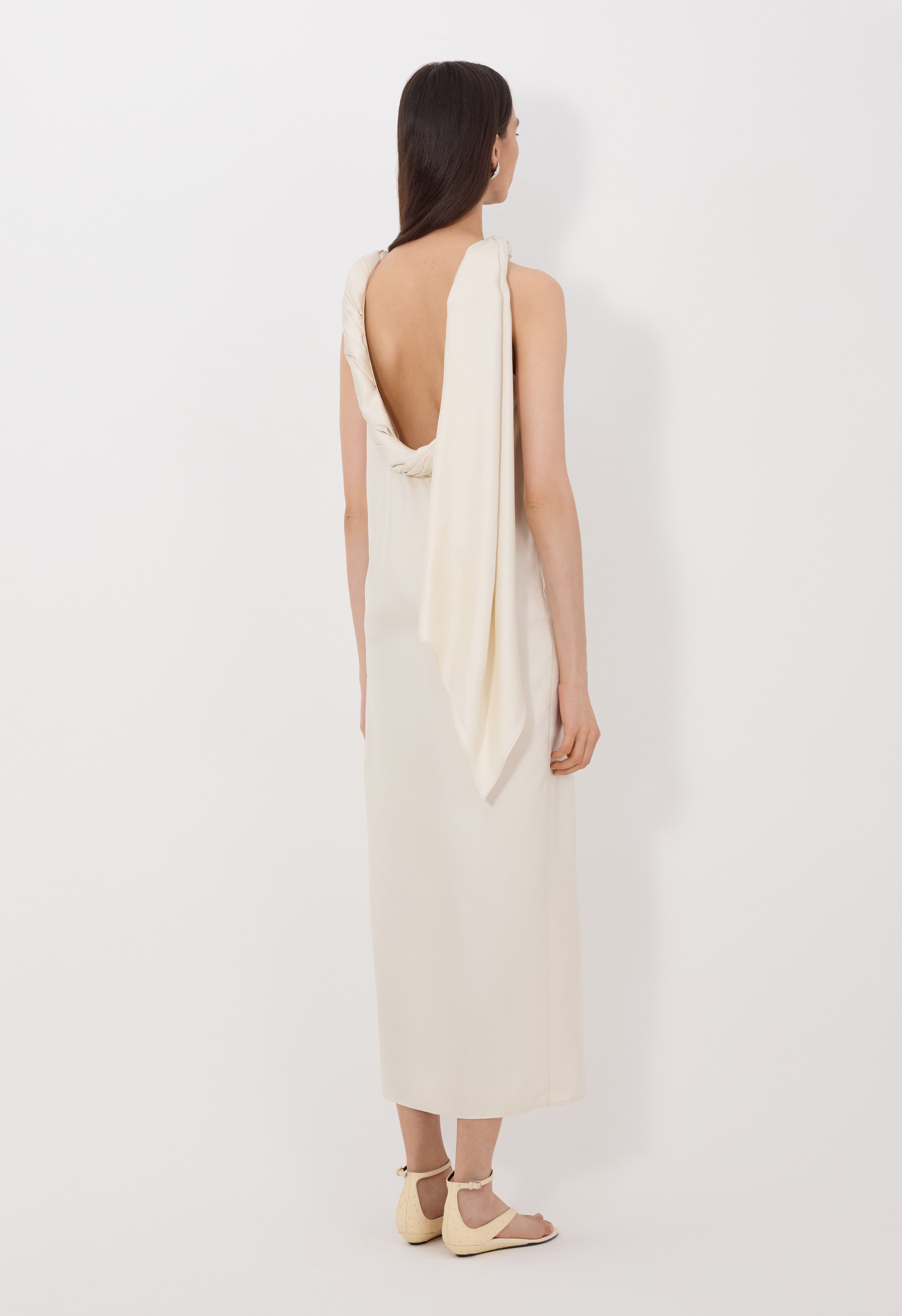 SUSAN TWISTED COLLAR DRESS