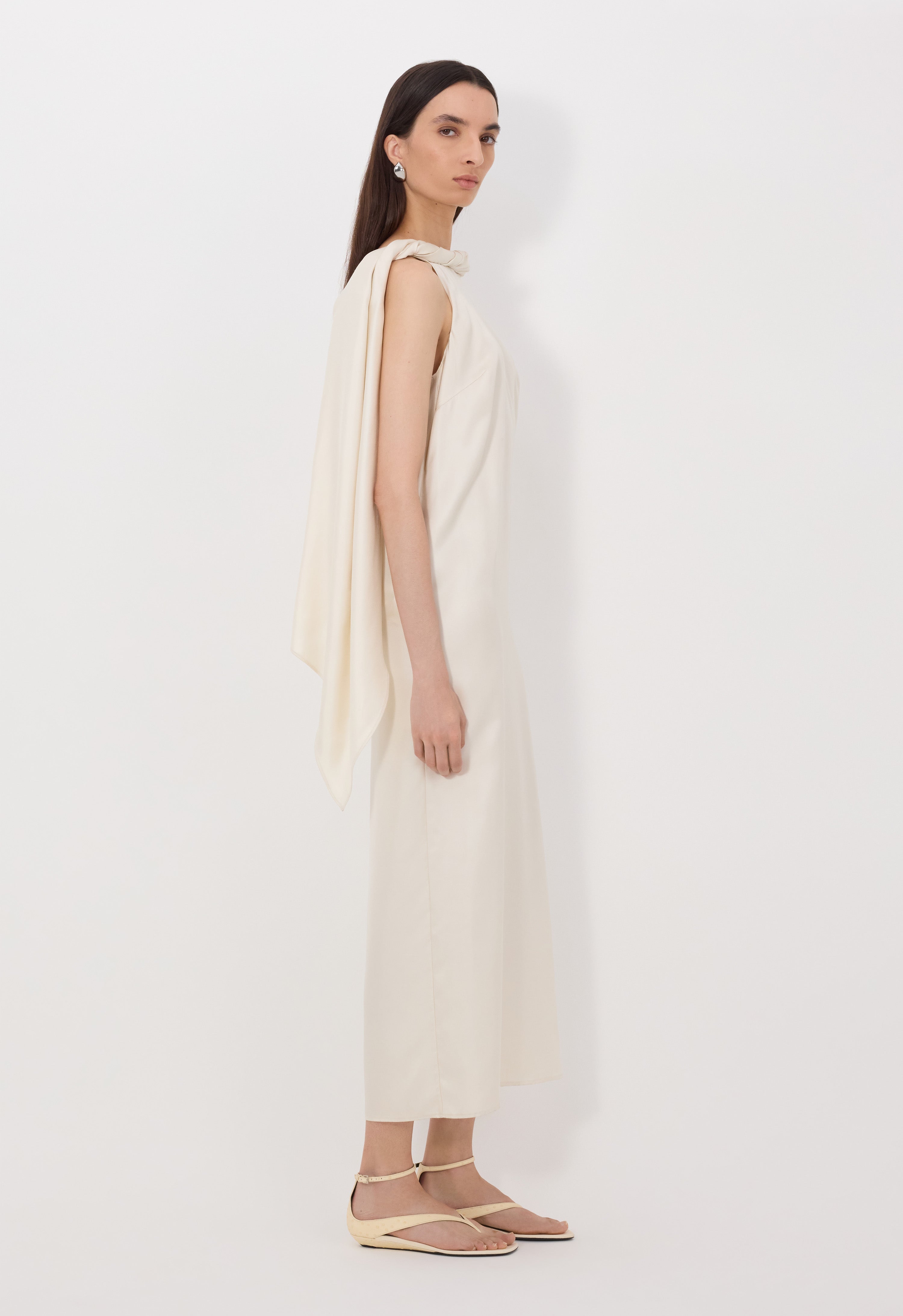 SUSAN TWISTED COLLAR DRESS