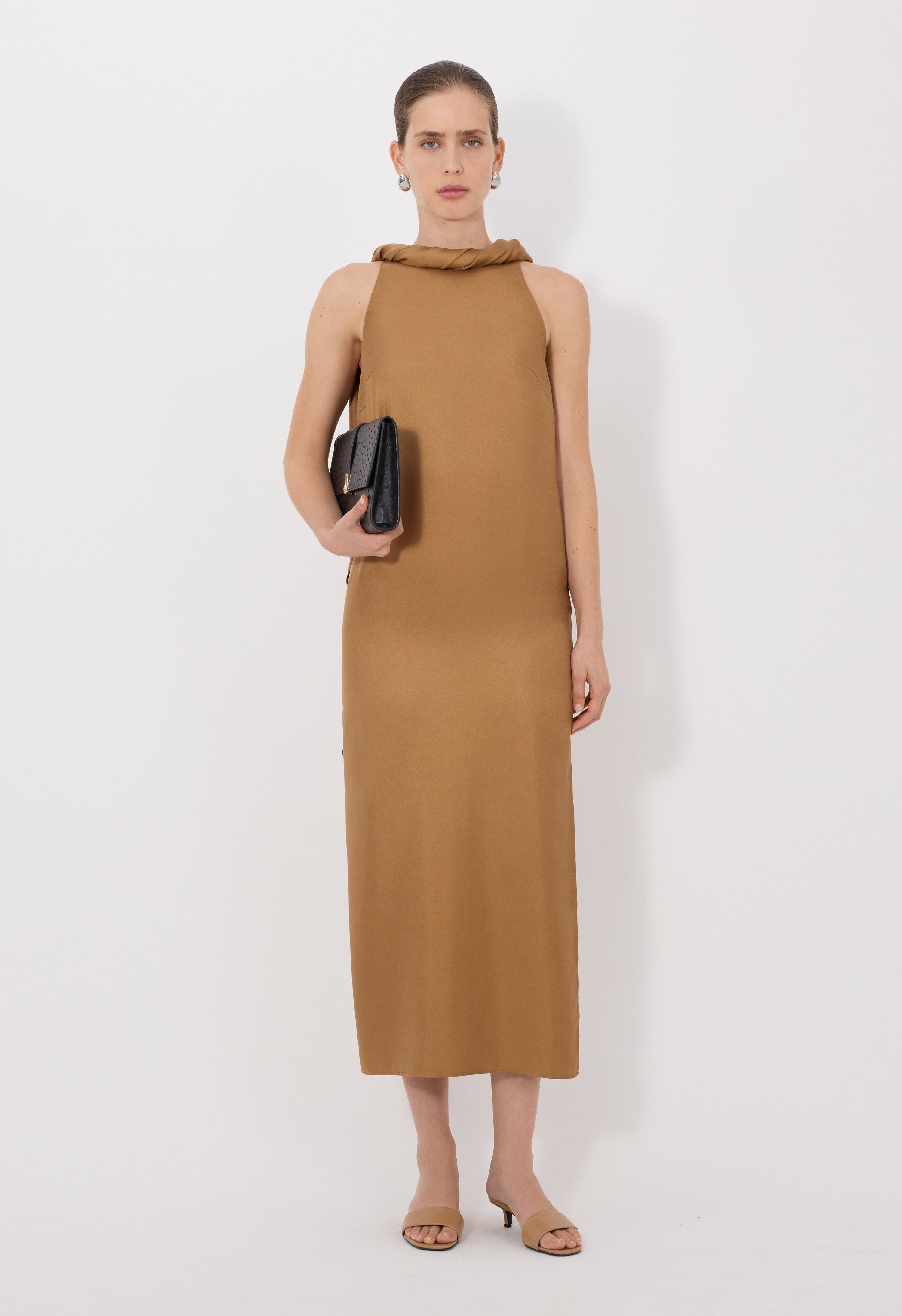 SUSAN TWISTED COLLAR DRESS