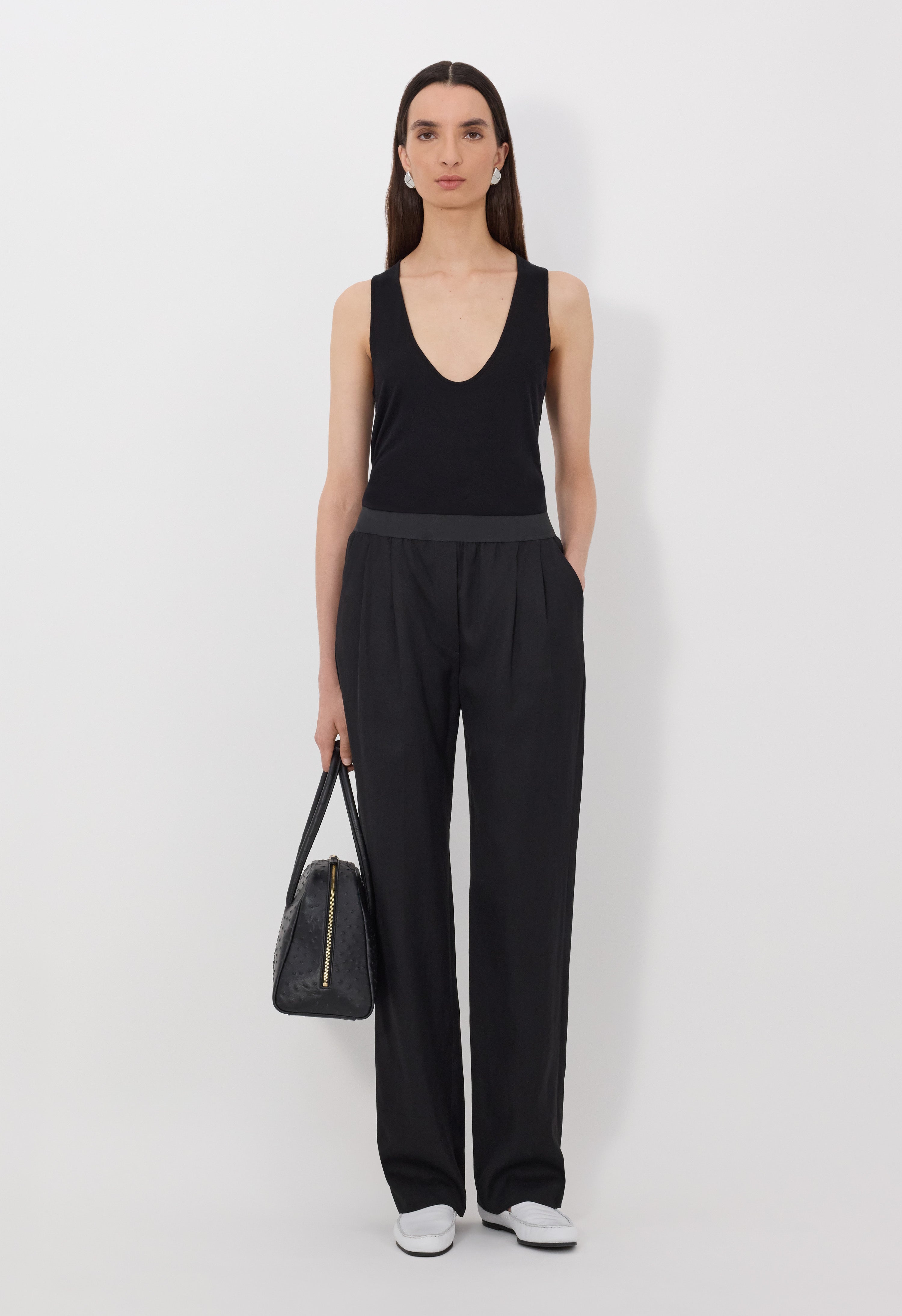 TAKAROA LDS Elasticated waistband trousers