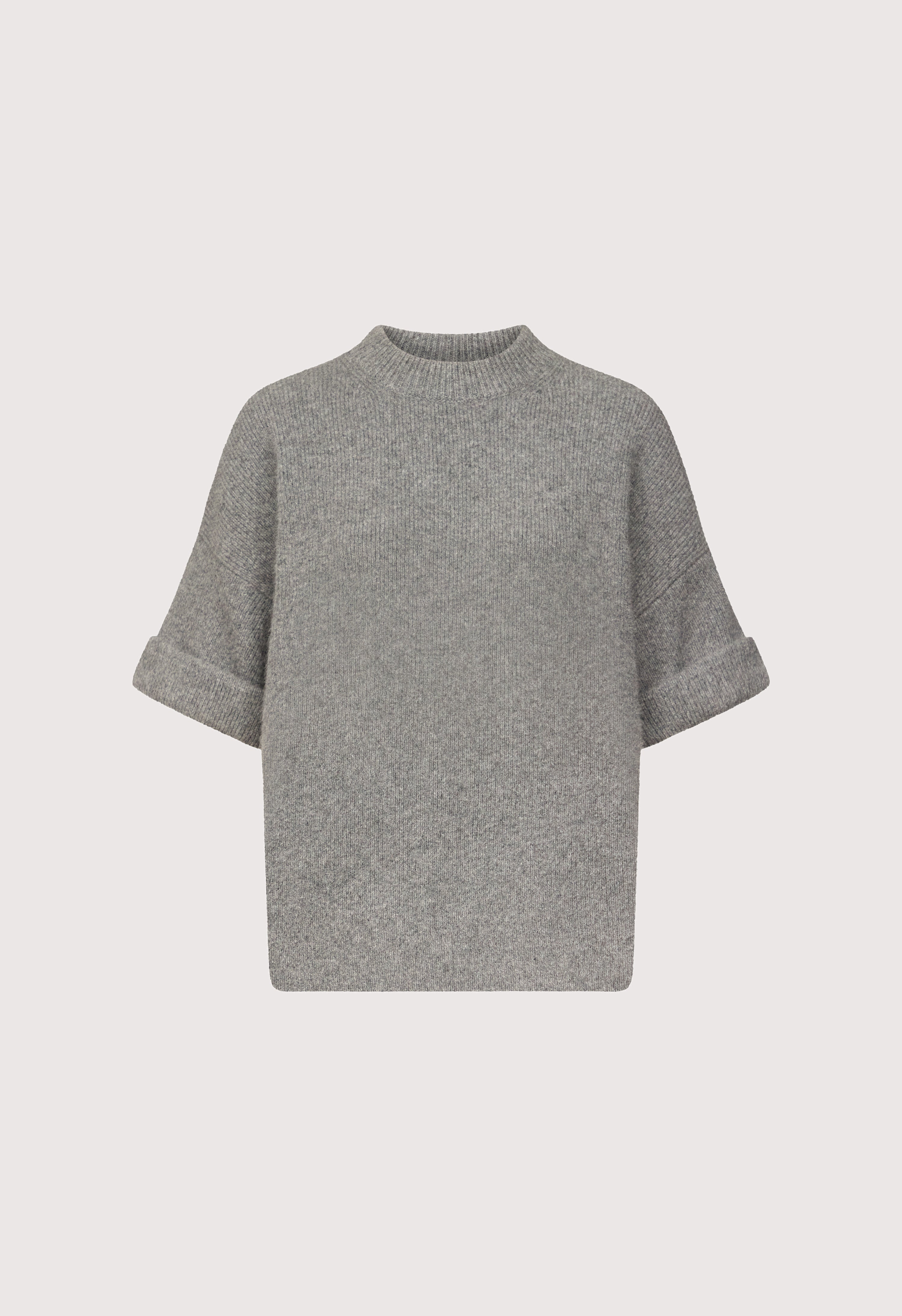 TAMIA Short-sleeve yak blend top