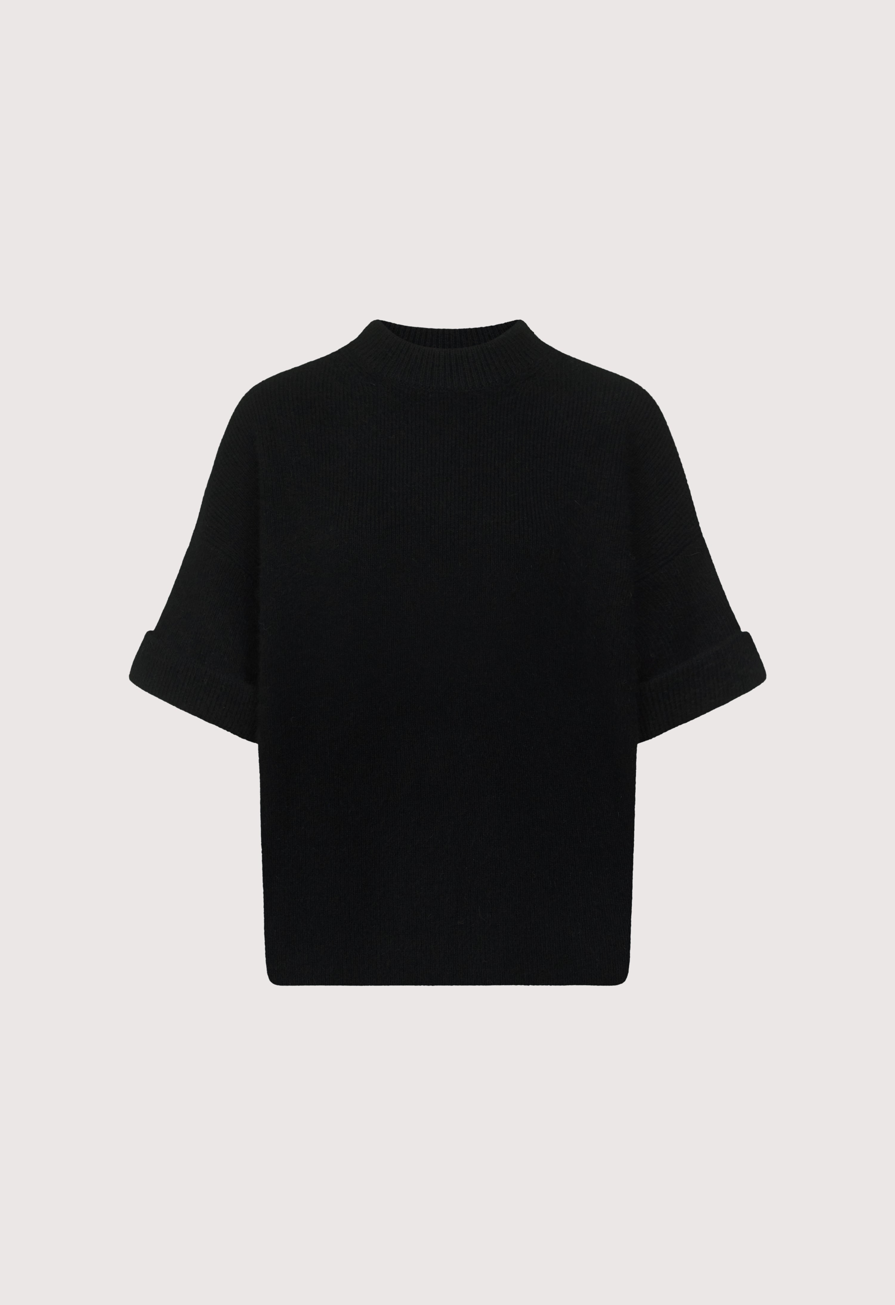 TAMIA Short-sleeve yak blend top