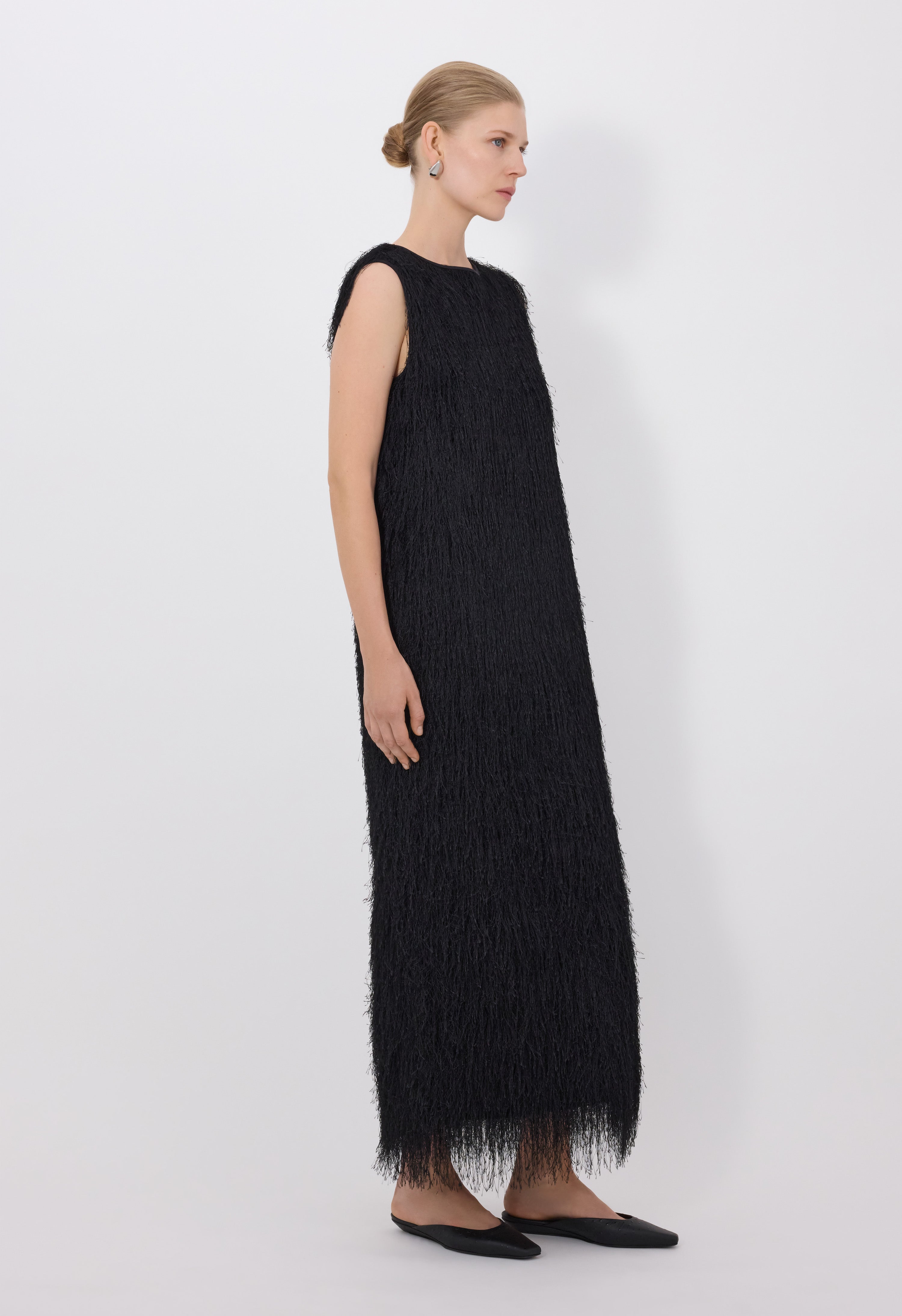 TIWA Maxi fringed dress